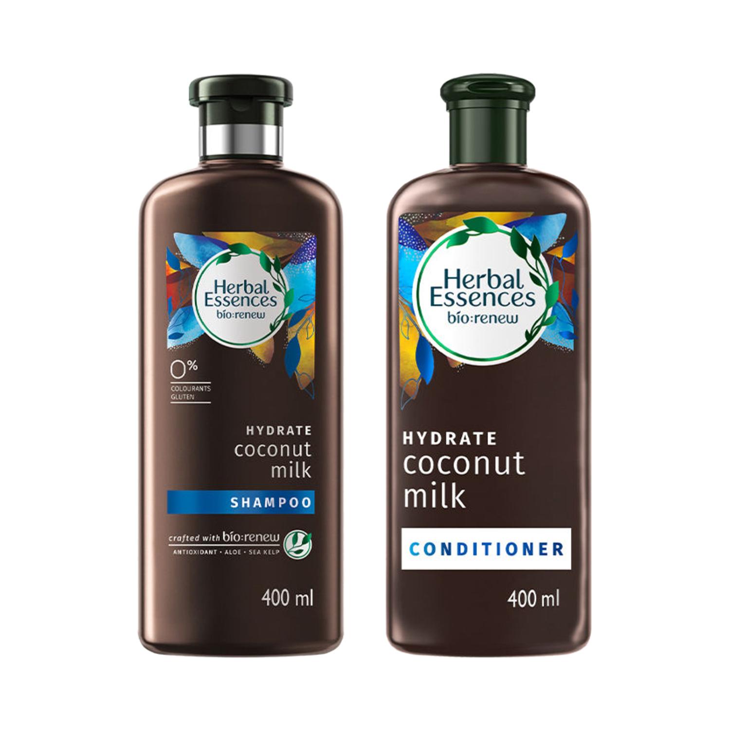 Herbal Essences | Herbal Essences Coconut Milk Shampoo (400 ml) + Conditioner (400 ml) Combo