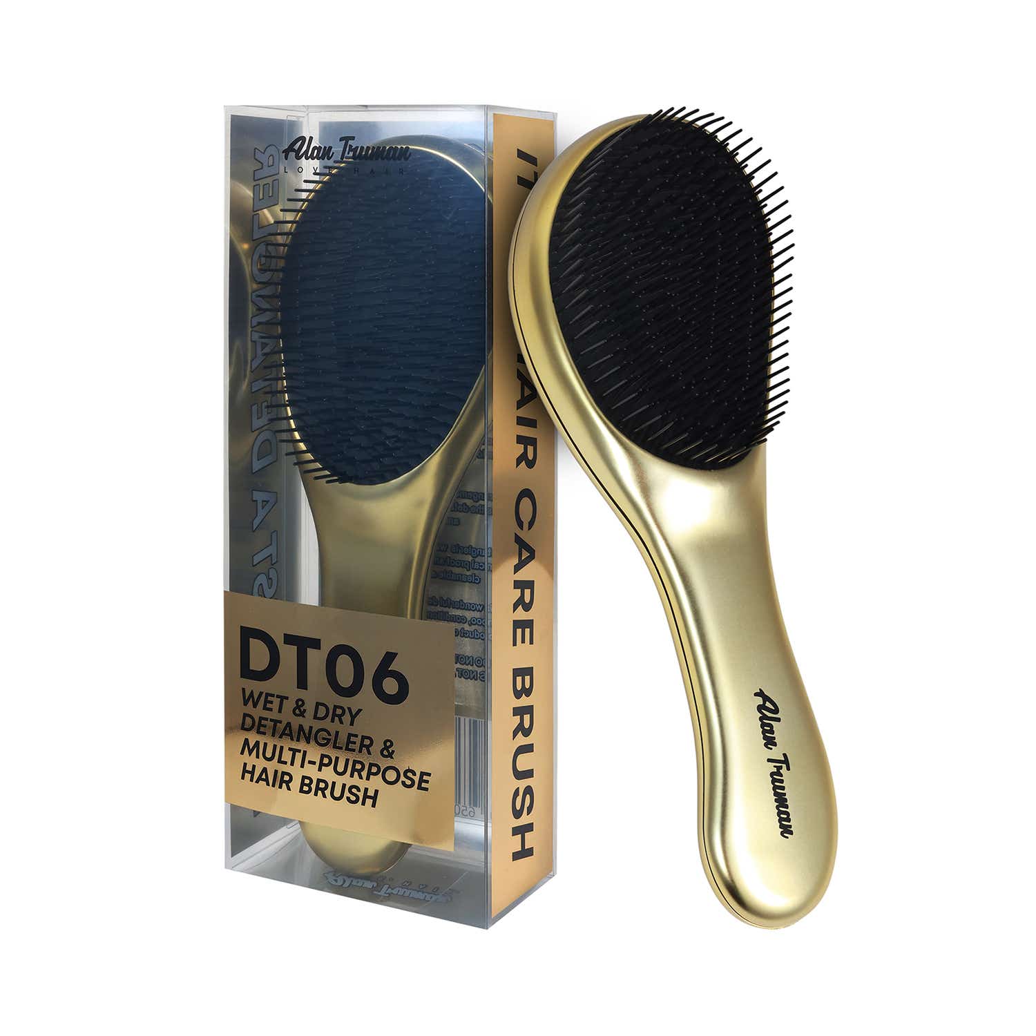 Alan Truman | Alan Truman DT06 Detangling Brush - Yellow Gold (1 Pc)