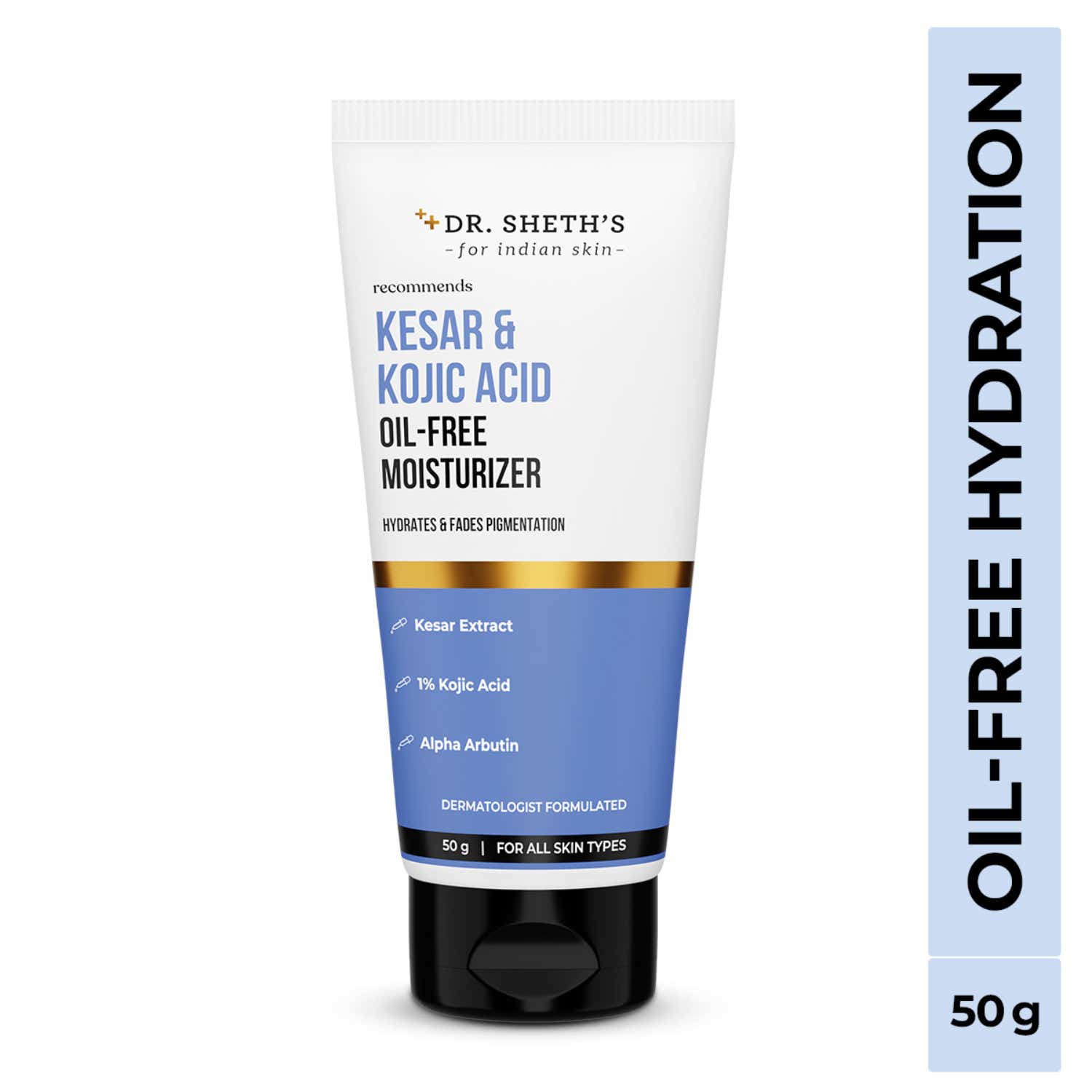 Dr. Sheth's | Dr. Sheth's Kesar & Kojic Acid Oil Free Moisturizer (50g)