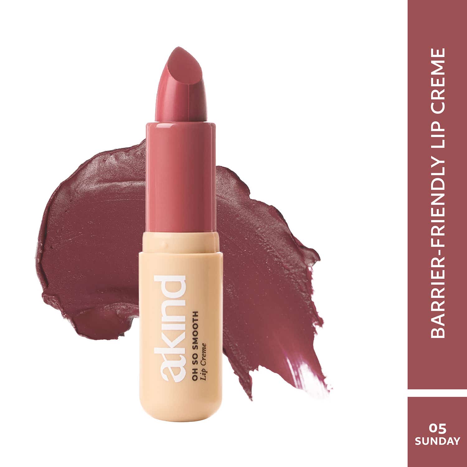 Akind | Akind Oh So Smooth Lip Creme 8-Hour Hydration & Lip Barrier-Friendly - Sunday (4.2 g)
