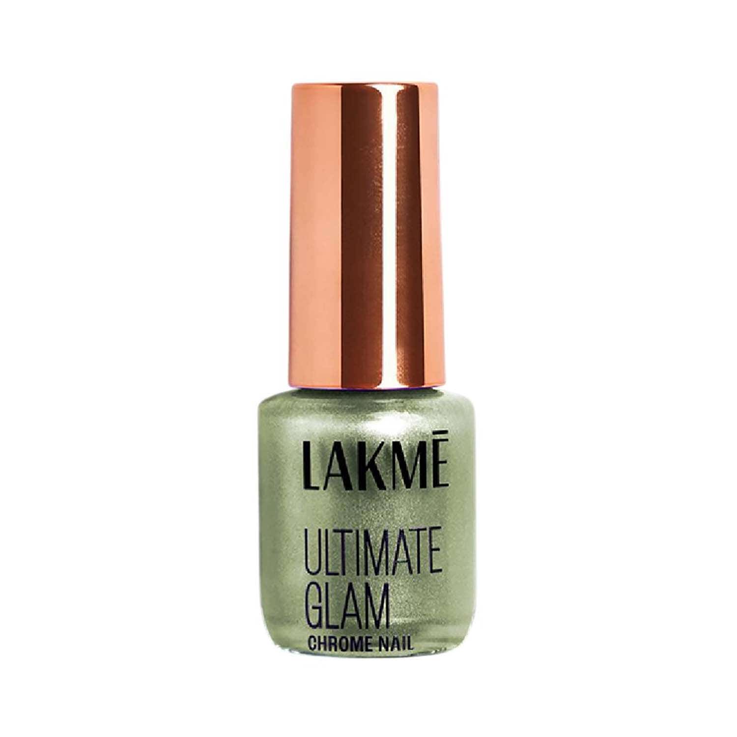Lakme | Lakme Ultimate Glam Chrome Nail Paint - Green (6 ml)