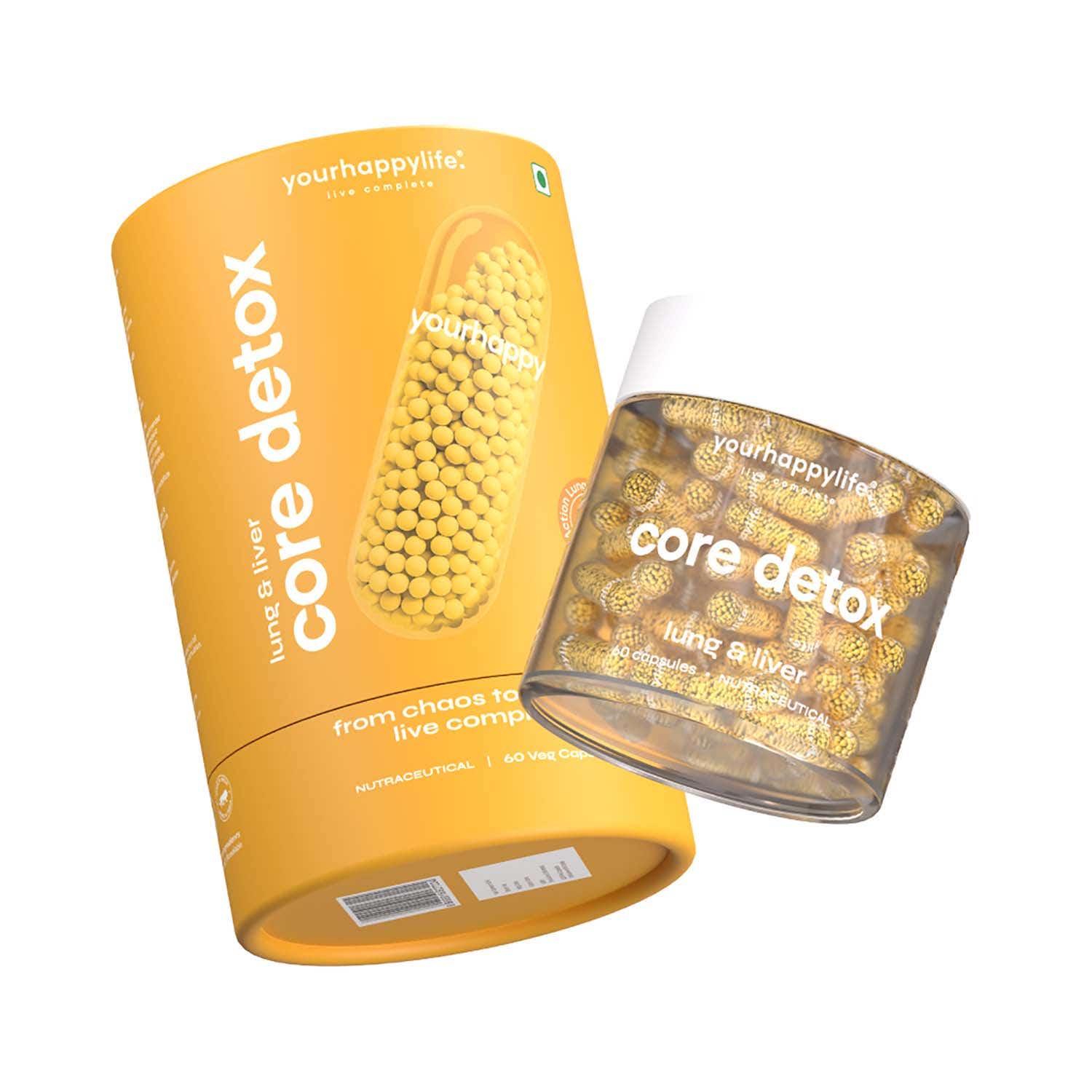 Yourhappylife | YourHappyLife Core Detox Cleanse for Lungs + Liver (60 capsules)