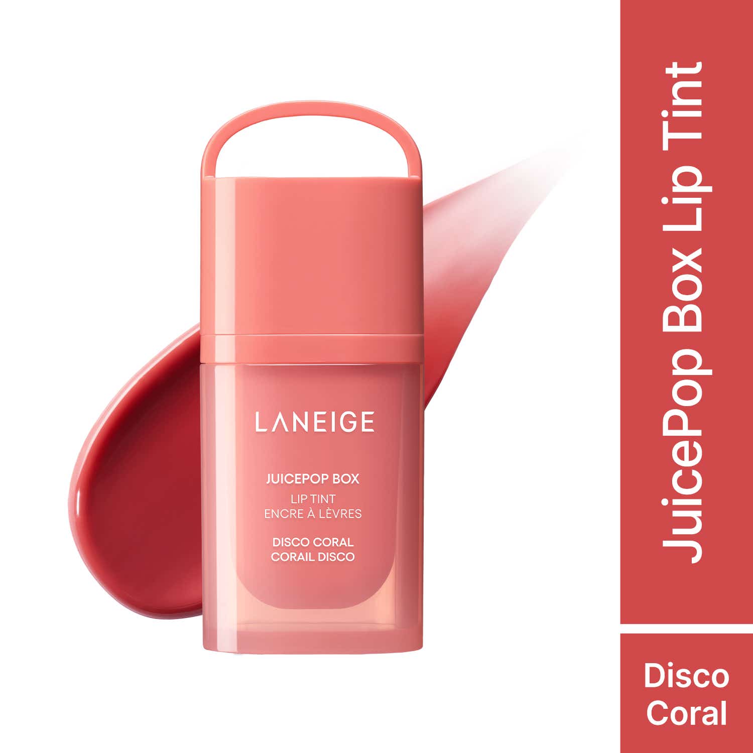 Laneige | Laneige Juicepop Box Lip Tint - 4 Disco Coral (4.5 g)