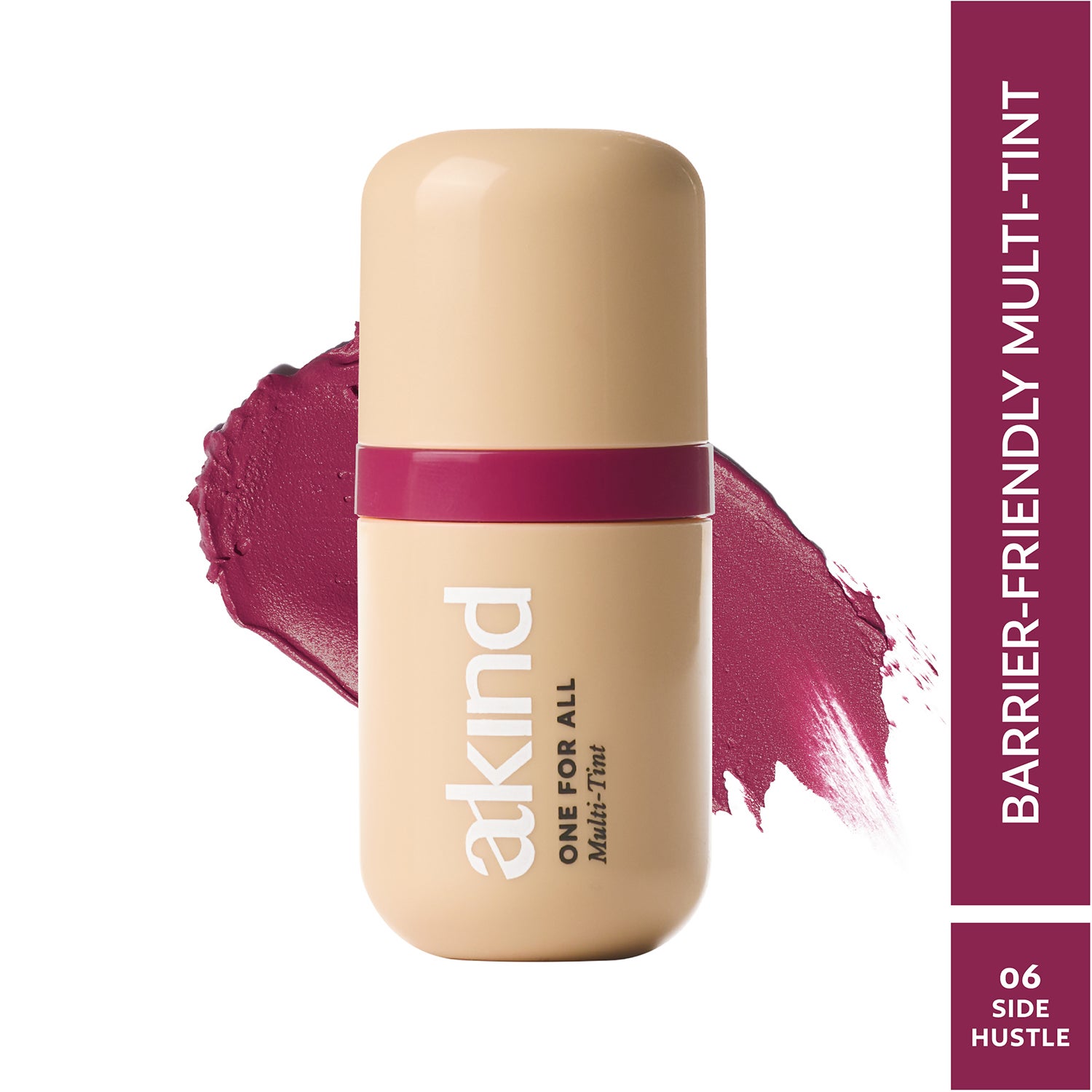 Akind | Akind One For All Multi-Tint - Barrier-Loving Tint for Lips, Cheeks & Eyes - Side Hustle (5.5 ml)