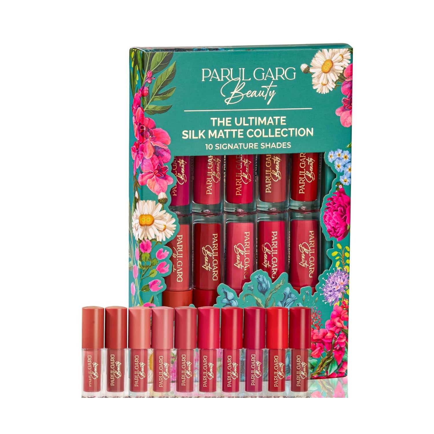 PARUL GARG Beauty | PARUL GARG Beauty Ultimate Silk Matte Liquid Lipstick Set (10 pcs)