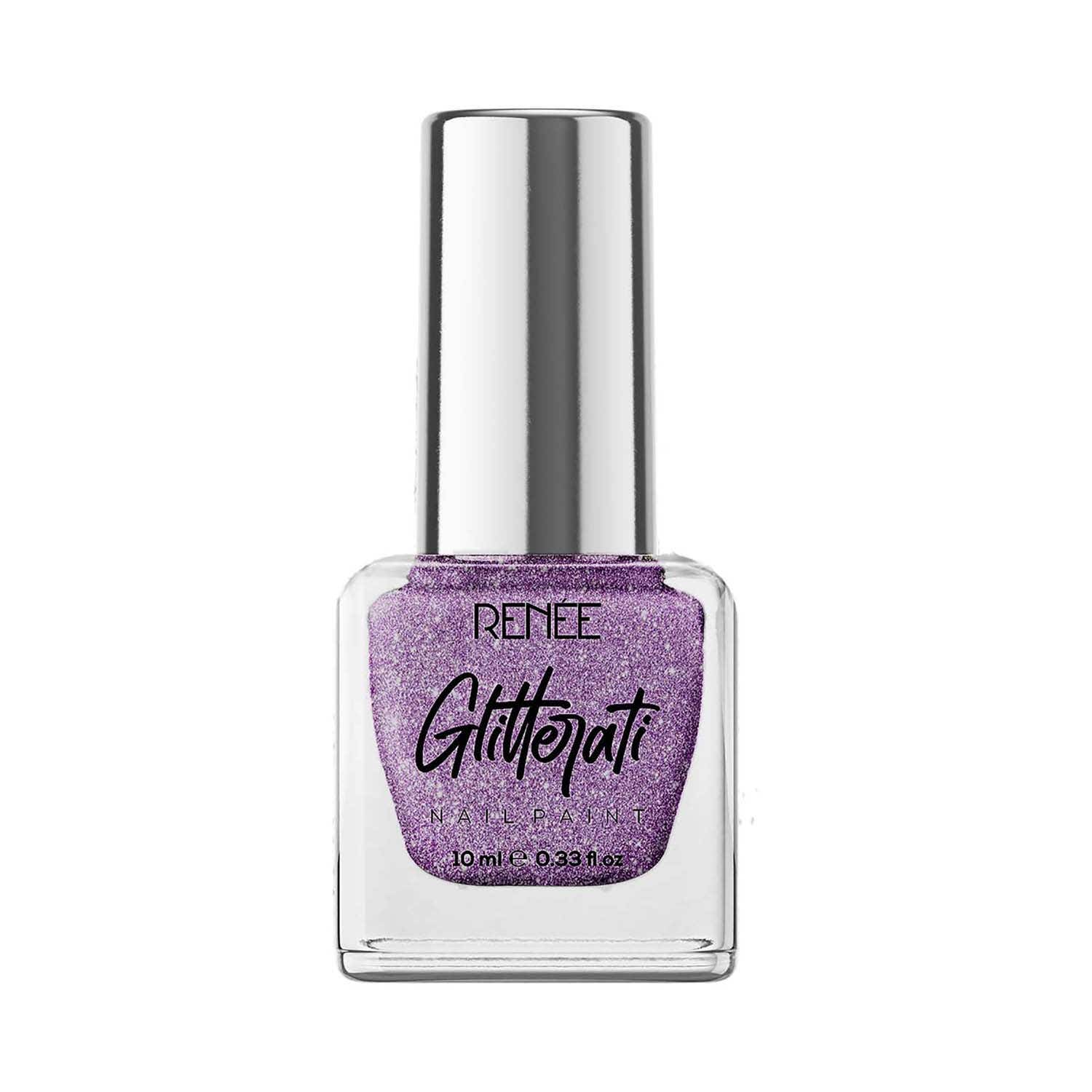 RENEE | Renee Glitterati Nail Paint - Lavender Glaze (10 ml)