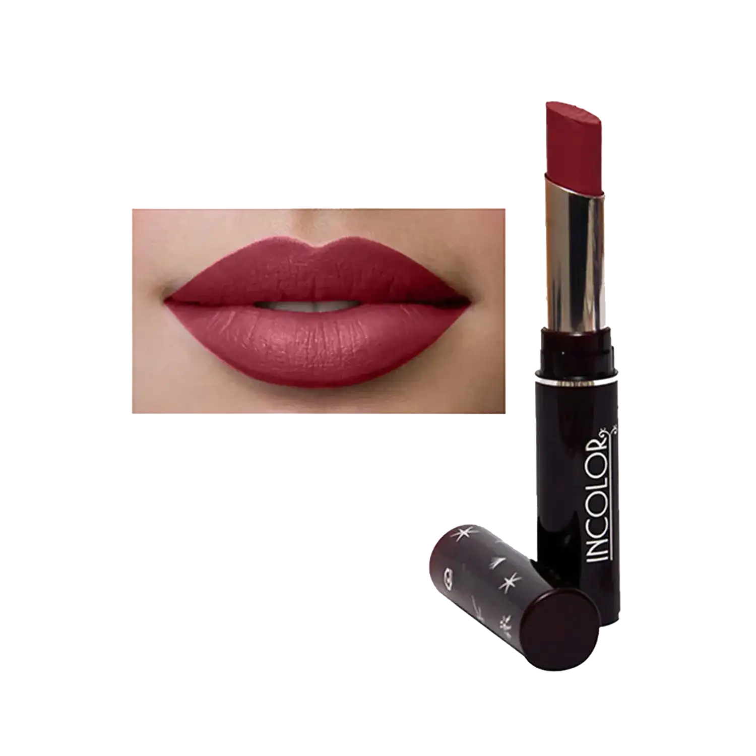 Buy Incolor Long Lasting Lipstick - 833 Shade (2.3g) Online at Best ...
