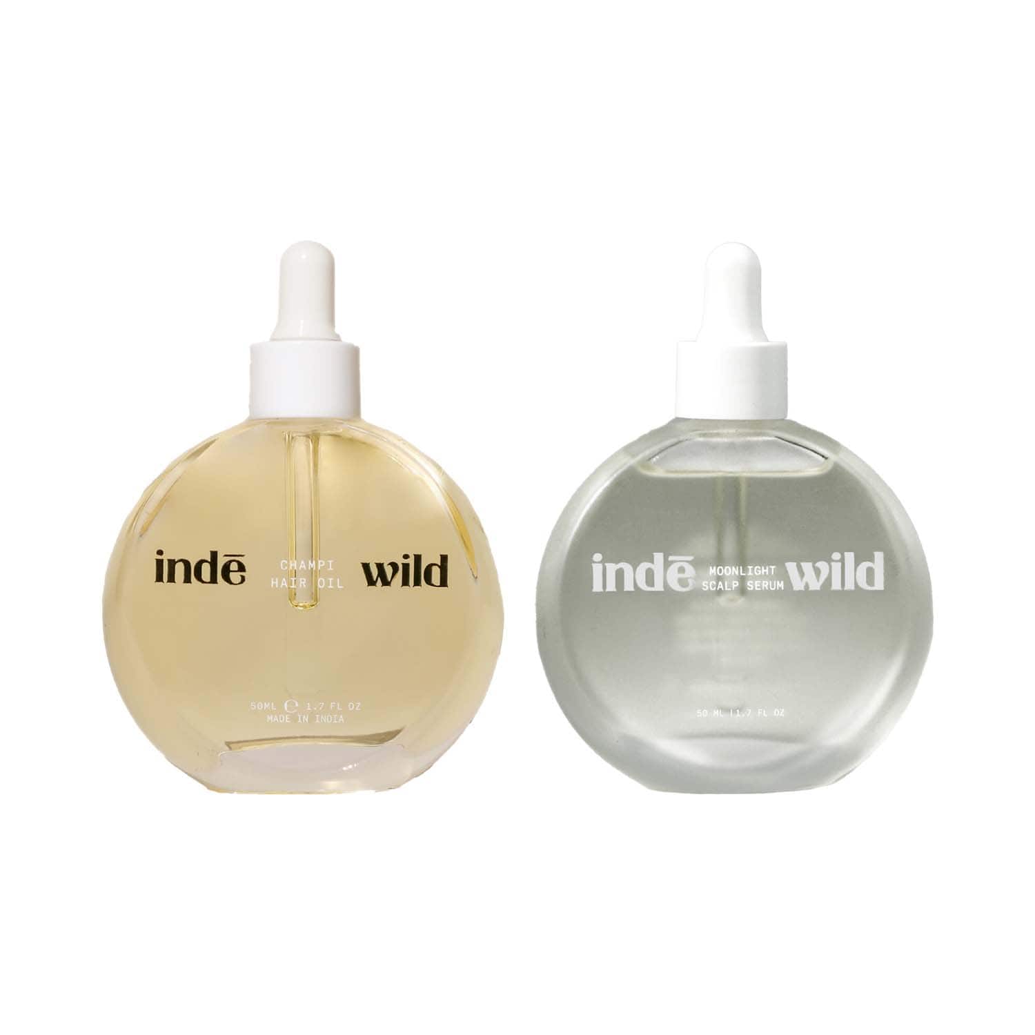 Inde Wild | Inde Wild Champi Oil & Moonlight Scalp Serum Combo