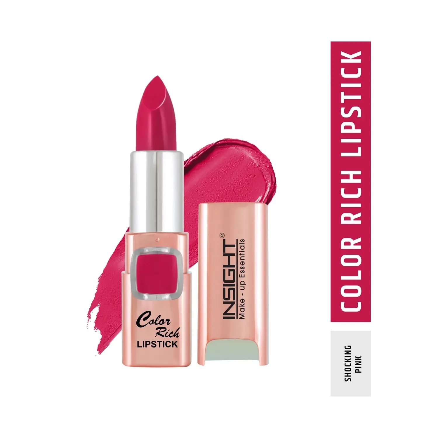 Insight Cosmetics | Insight Cosmetics Color Rich Lipstick - Shocking Pink (4.2g)