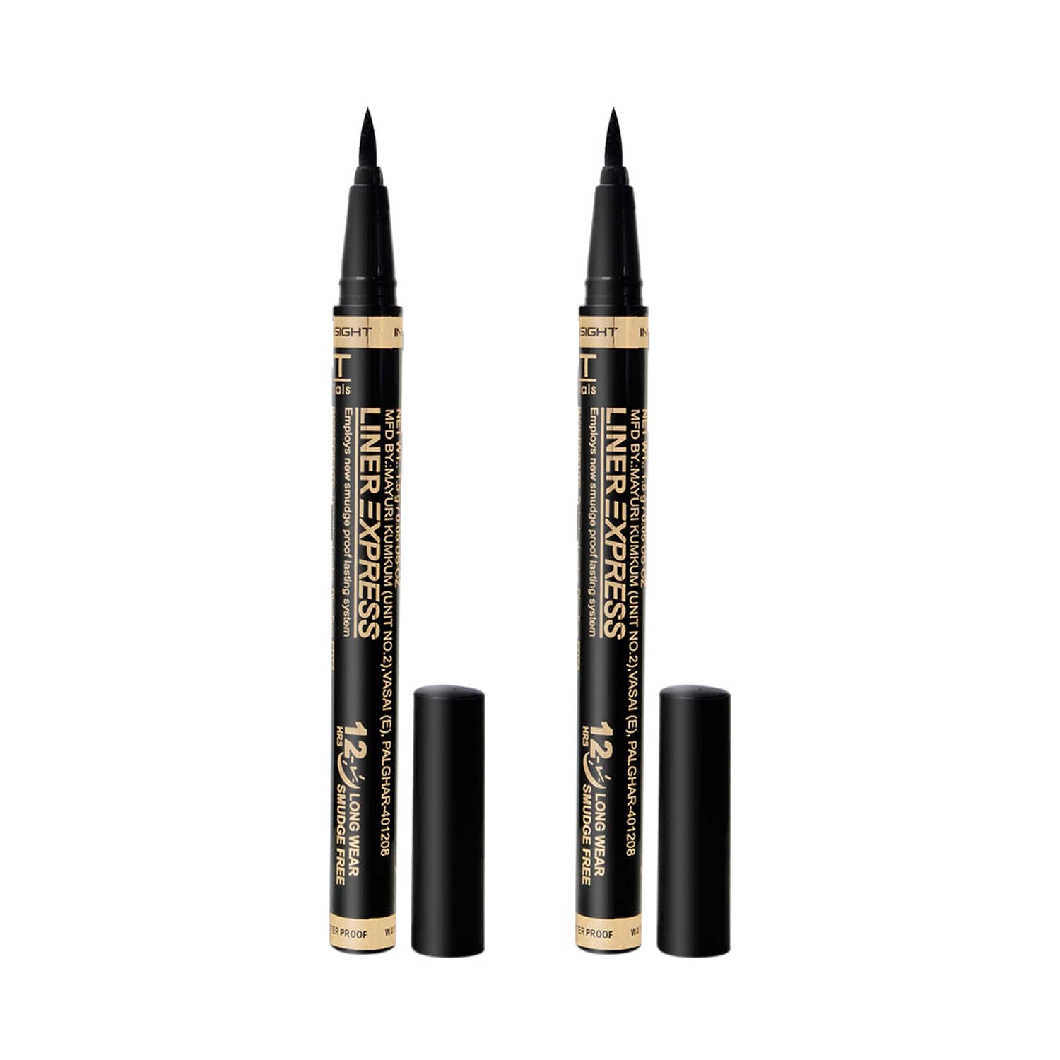 Insight Cosmetics | Insight Cosmetics Liner Express Eye Pen Matt Black (Pack of 2)