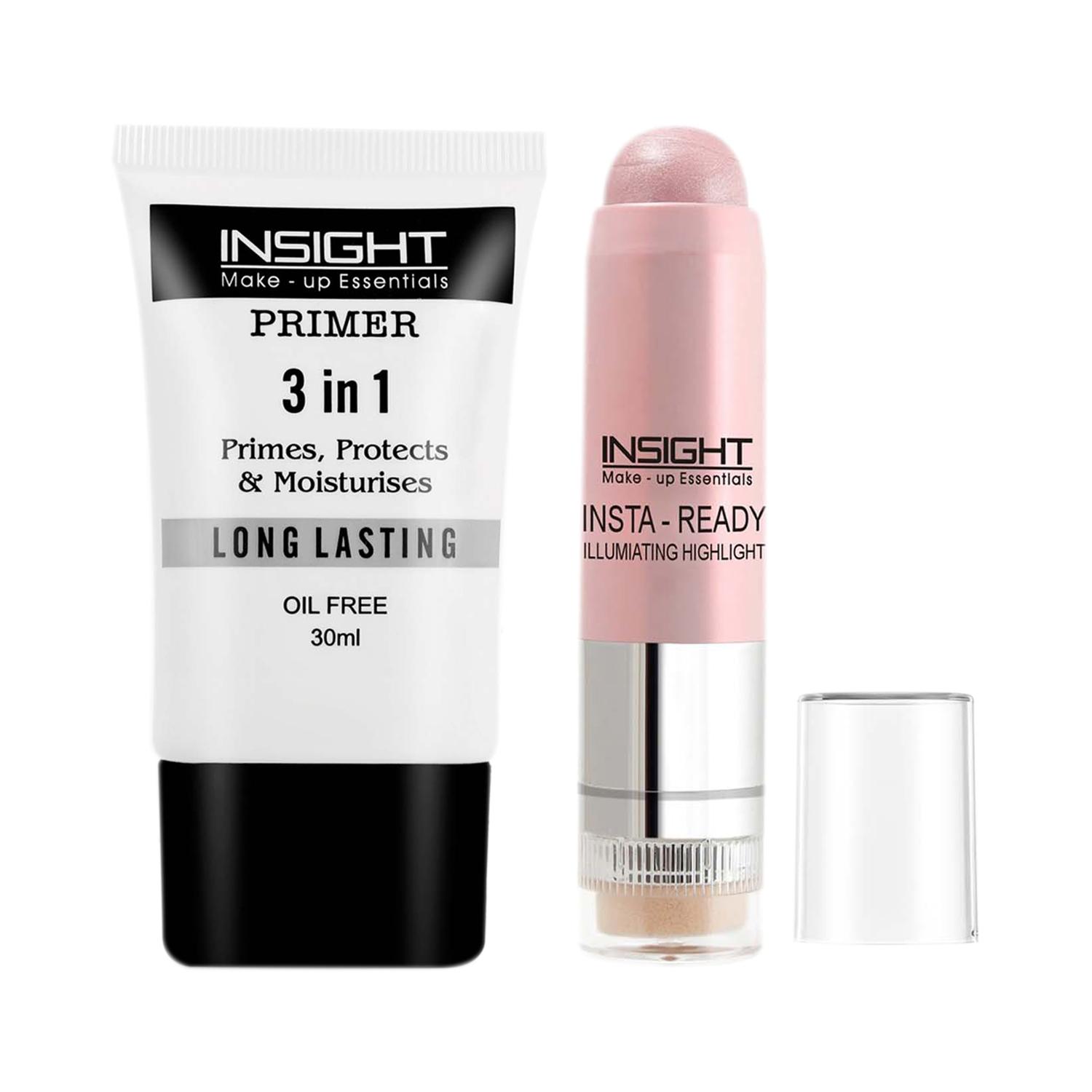 Insight Cosmetics | Insight Cosmetics Primer And Highlighter Combo -1