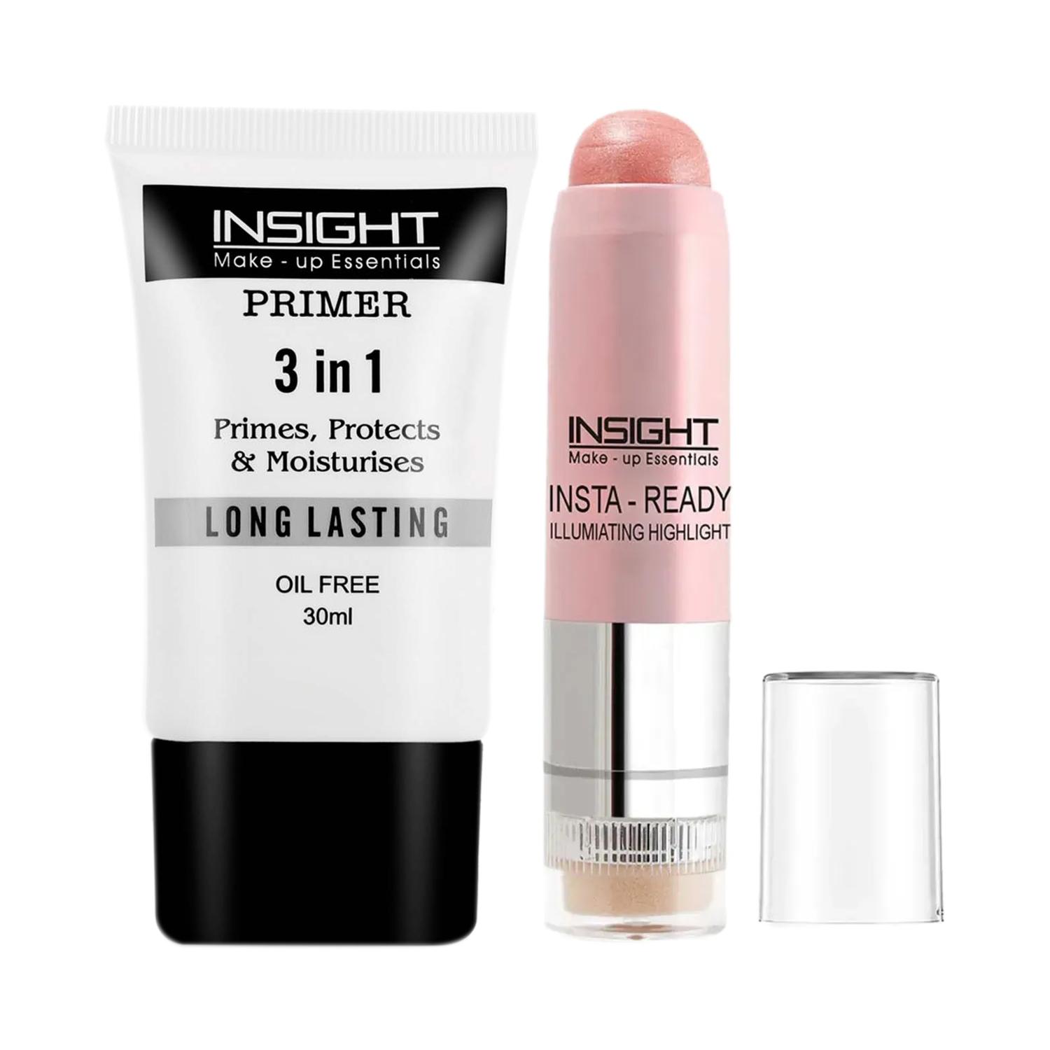 Insight Cosmetics | Insight Cosmetics Primer And Highlighter Combo -2