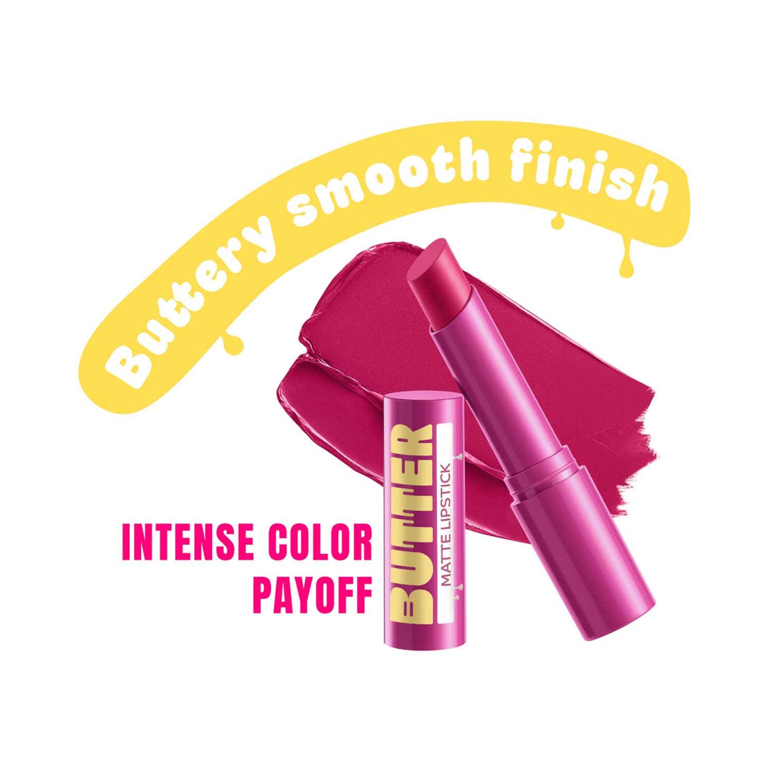 Elle 18 | Elle18 Butter Matte Creamy Hydrating Lipstick - Berry Buzz (4 g)