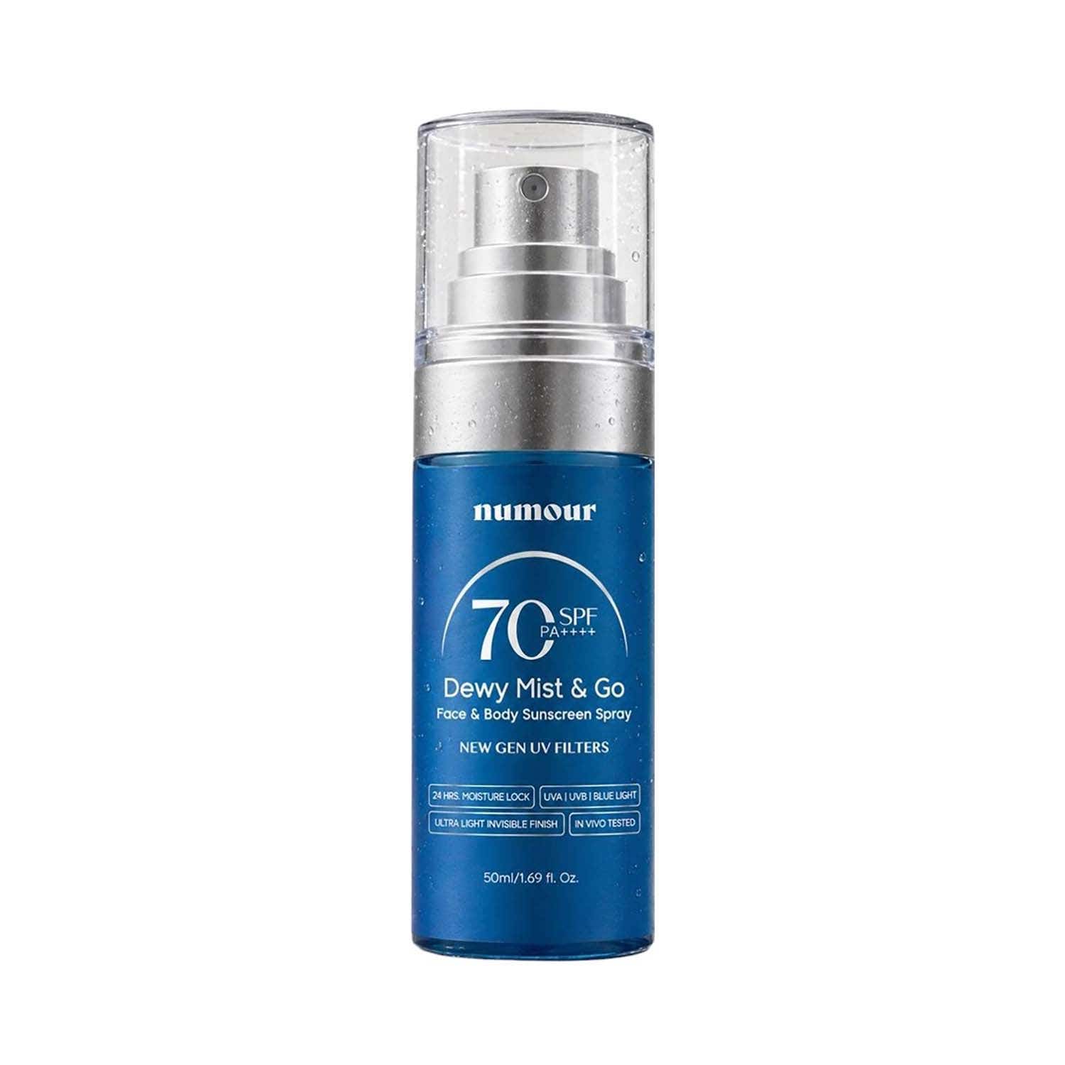 numour | numour Dewy Mist & Go Face & Body Sunscreen Spray (50 ml)