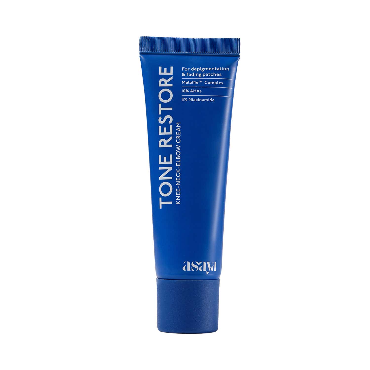 Asaya | Asaya Tone Restore Body Cream for Dark Neck Knees & Elbows with MelaMe, Men & Women (50 g)