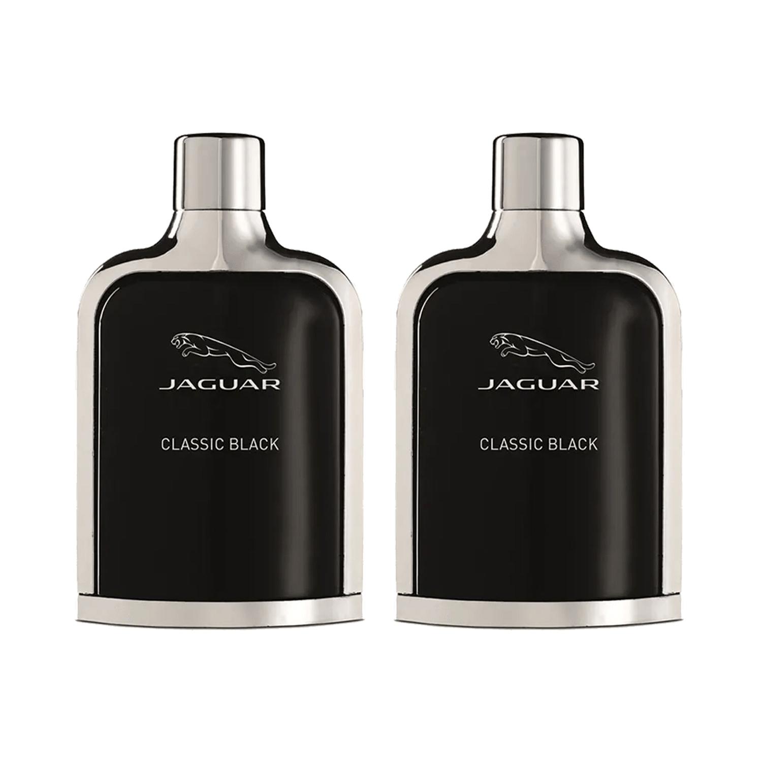 Jaguar | Jaguar Classic Black Eau de Toilette (Pack of 2) Combo