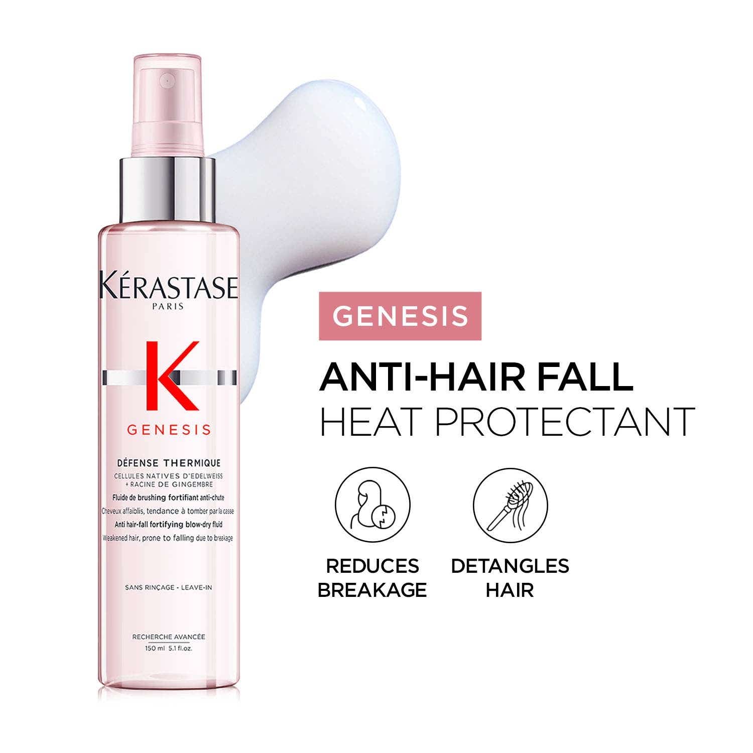 KERASTASE | KERASTASE Genesis Defense Heat Protection & Blow-Dry Hair Spray (150 ml)