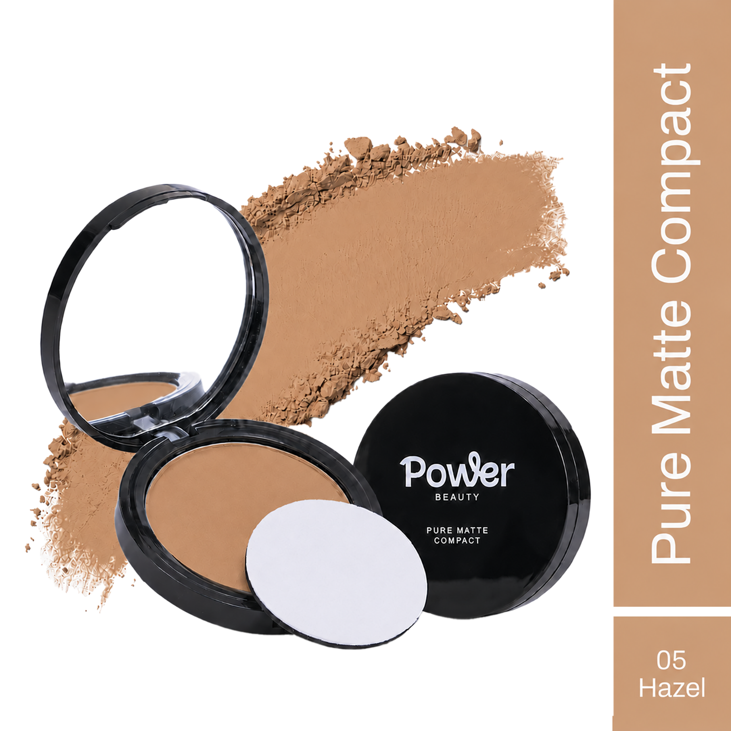 Power Beauty | Power Beauty Pure Matte Compact - Hazel 05 (9 g)