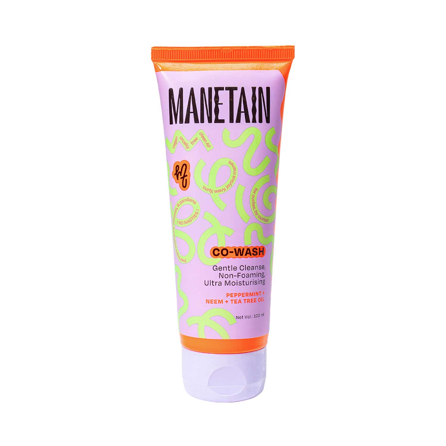 Manetain | Manetain Co-Wash Shampoo With Peppermint & Neem (100 ml)