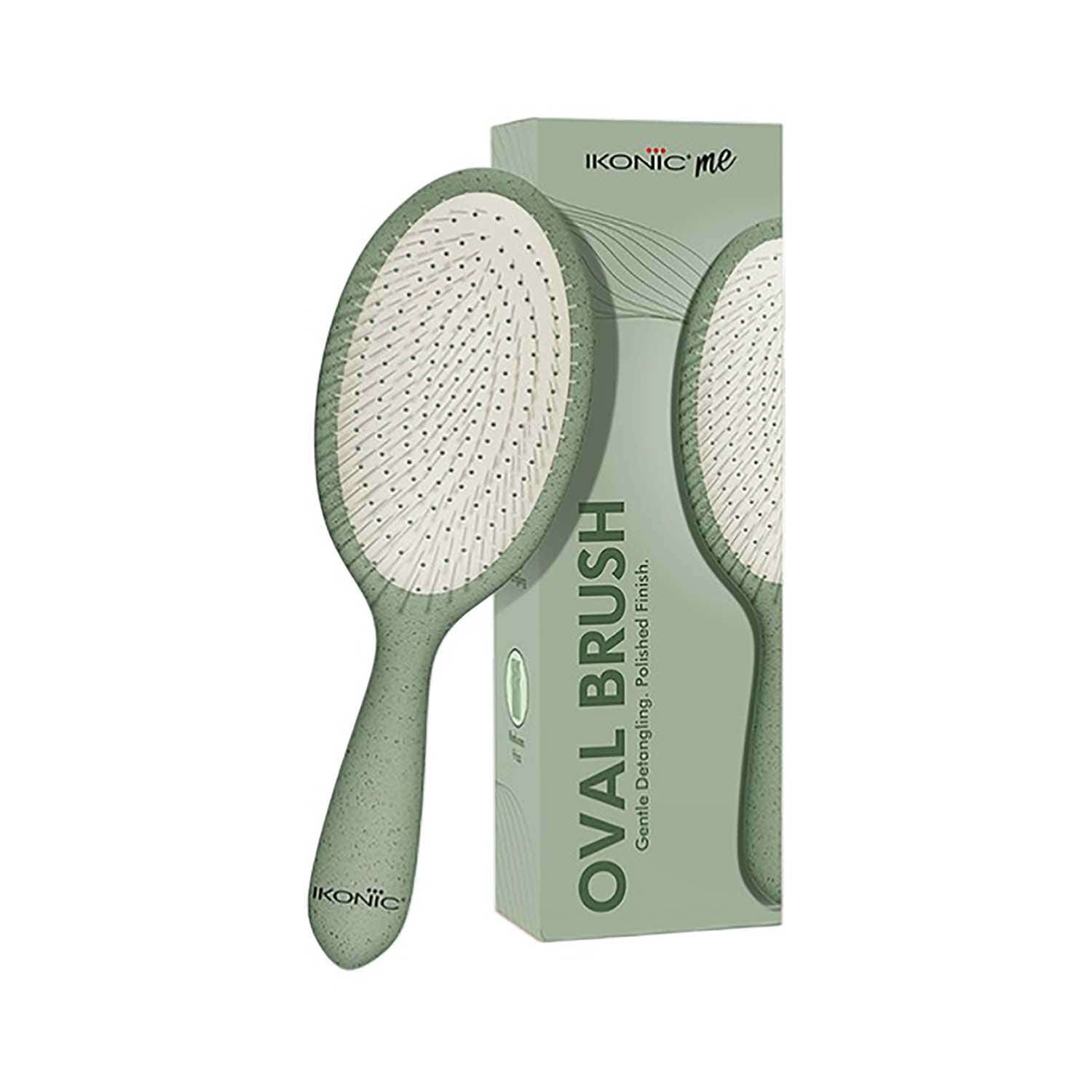 Ikonic Me | Ikonic Me Oval Brush IKM-3018 - Jade Green