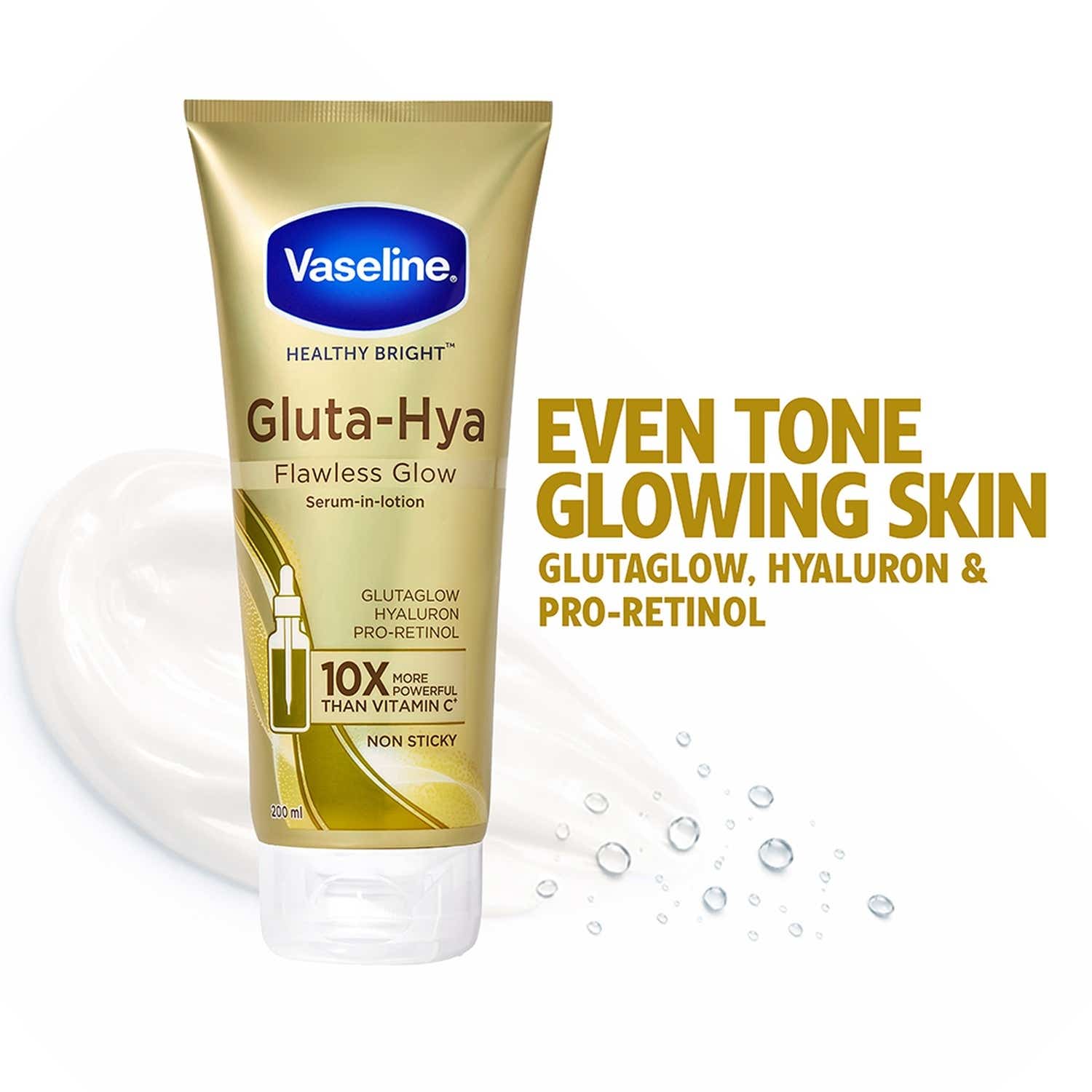 Vaseline | Vaseline Gluta Hya Flawless Glow Serum-In-Lotion (200ml)