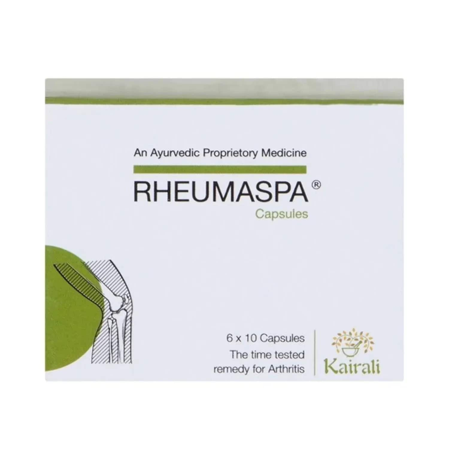 Kairali | Kairali Rheuma Spa Effective Ayurvedic Medicine for Arthritis Treatment (60 Capsules)