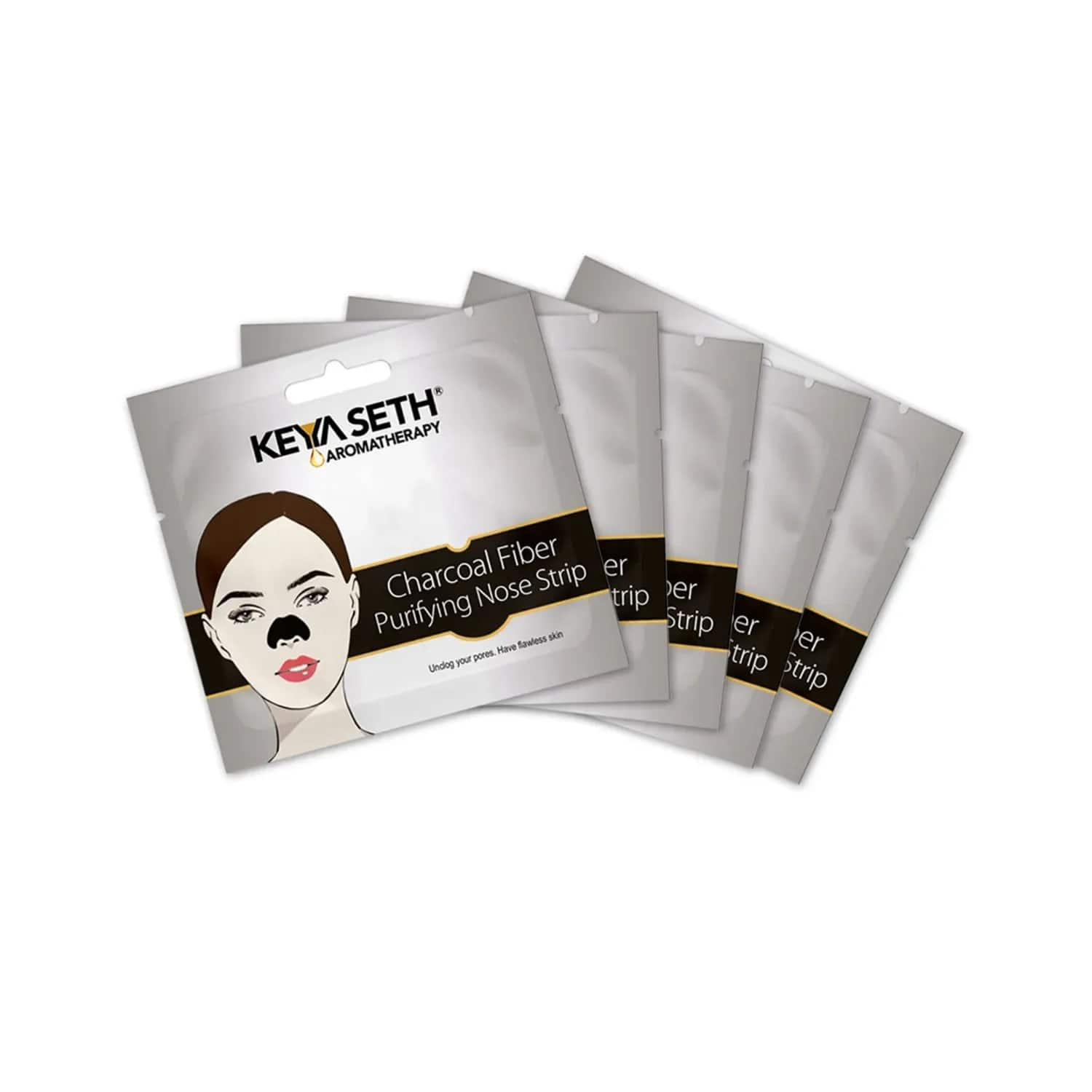 Keya Seth Aromatherapy | Keya Seth Aromatherapy Charcoal Fiber Purifying Nose Strip - (5 Pcs)