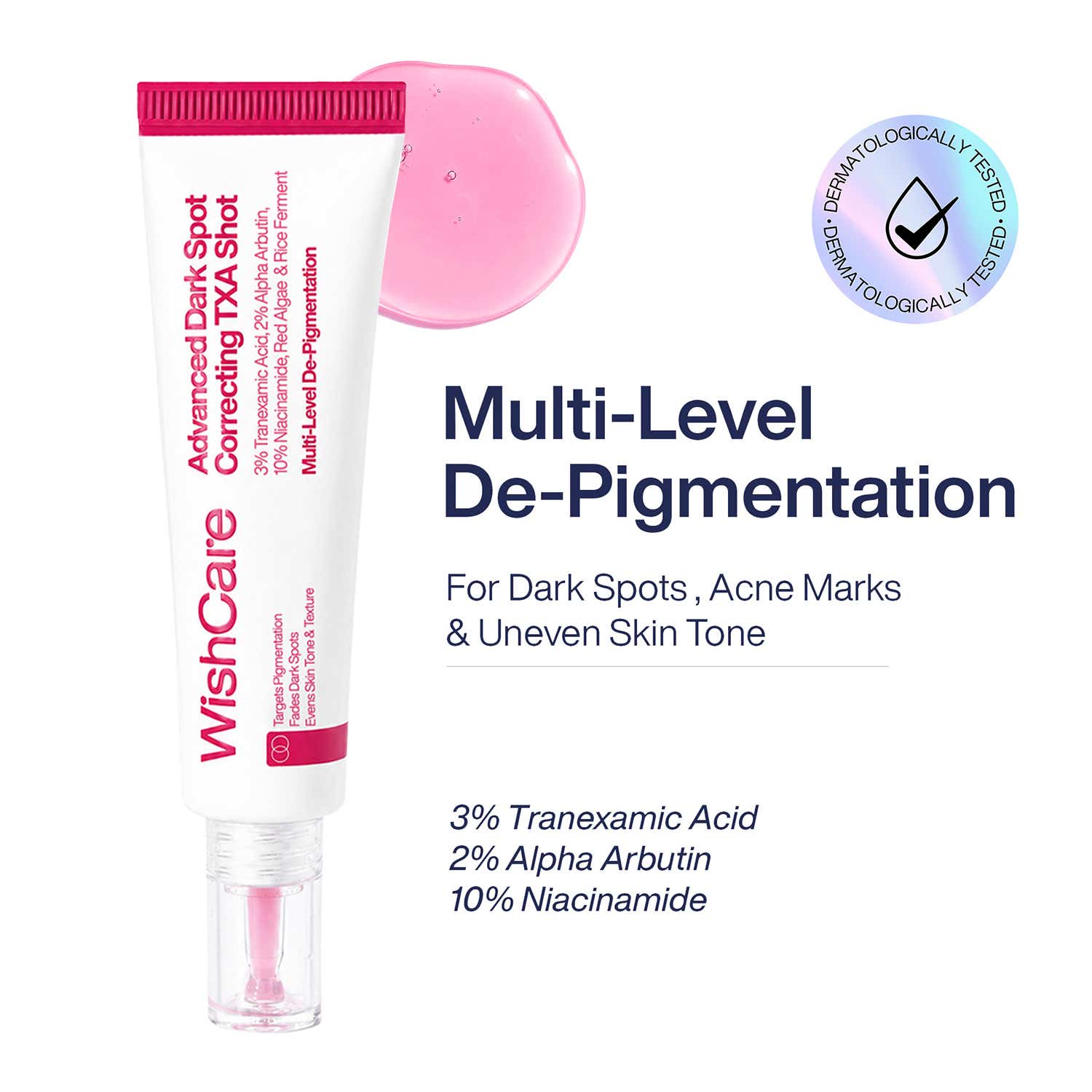 WishCare | WishCare Advanced Dark Spot Correcting TXA Shot Serum, Alpha Arbutin & Niacinamide (30 ml)