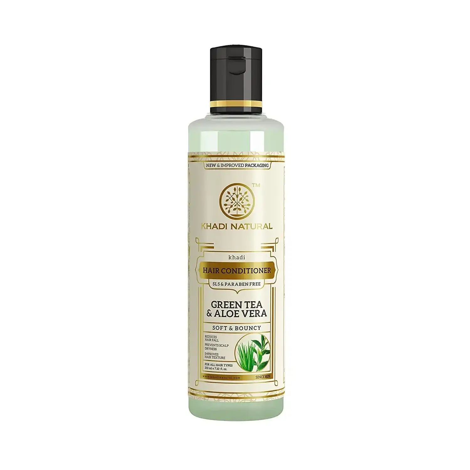 Khadi Natural Green Tea Aloe Vera Hair Conditioner (210ml)