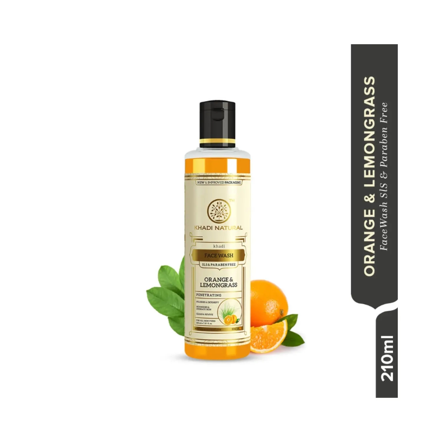 Khadi Natural | Khadi Natural Orange & Lemongrass Face Wash (210ml)