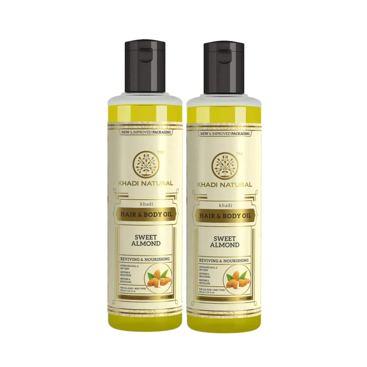 Khadi Natural | Khadi Natural Sweet Almond Hair Oil (210ml)