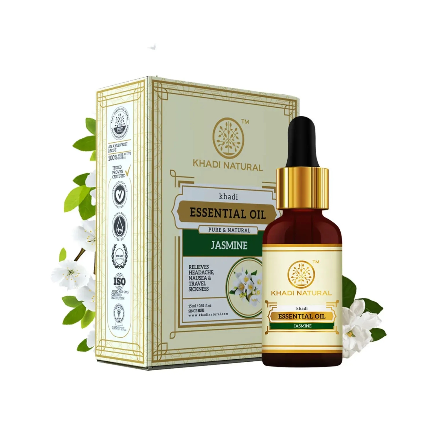 Khadi Natural | Khadi Natural Jasmine Essential Oil (15ml)