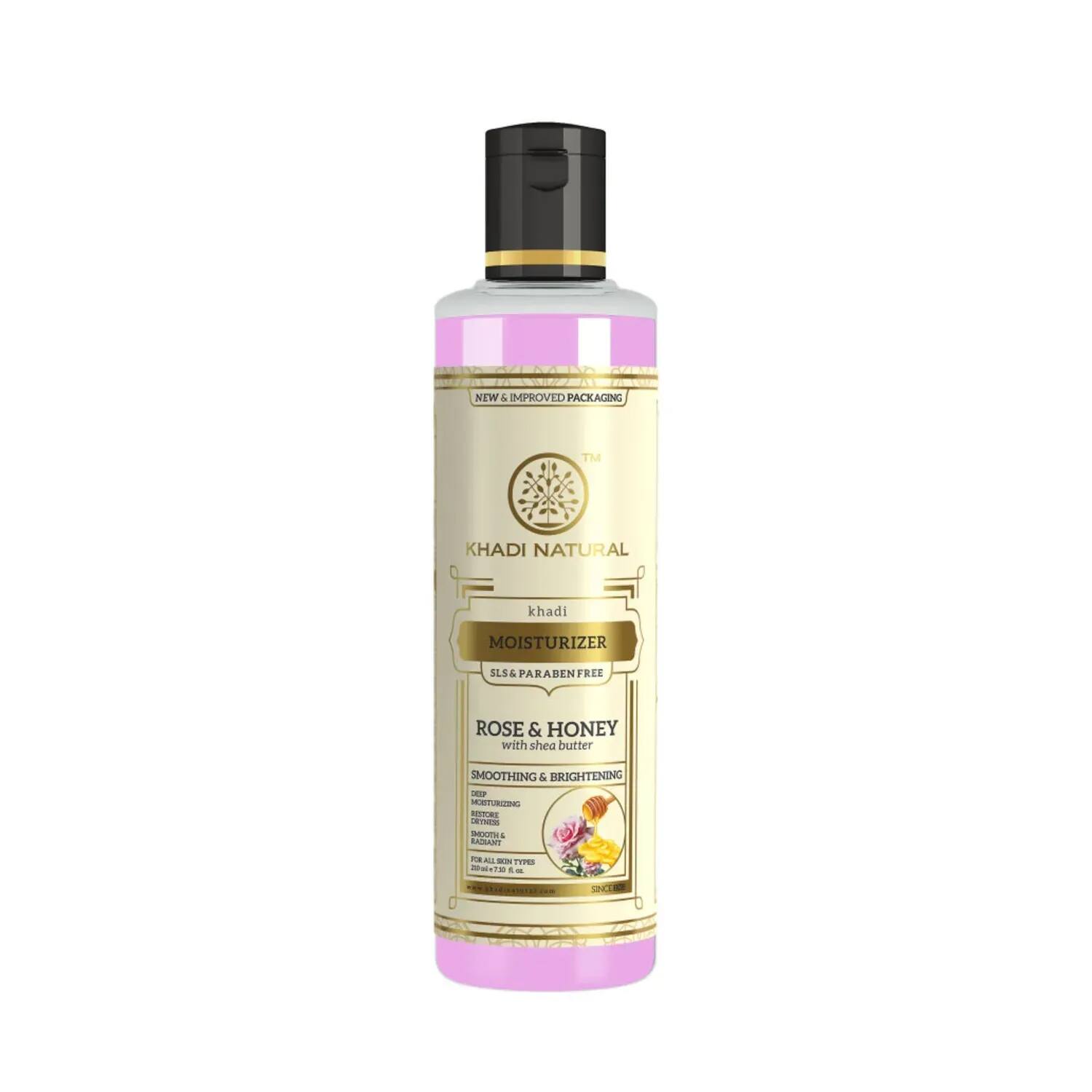 Khadi Natural | Khadi Natural Rose and Honey Moisturiser (210 ml)