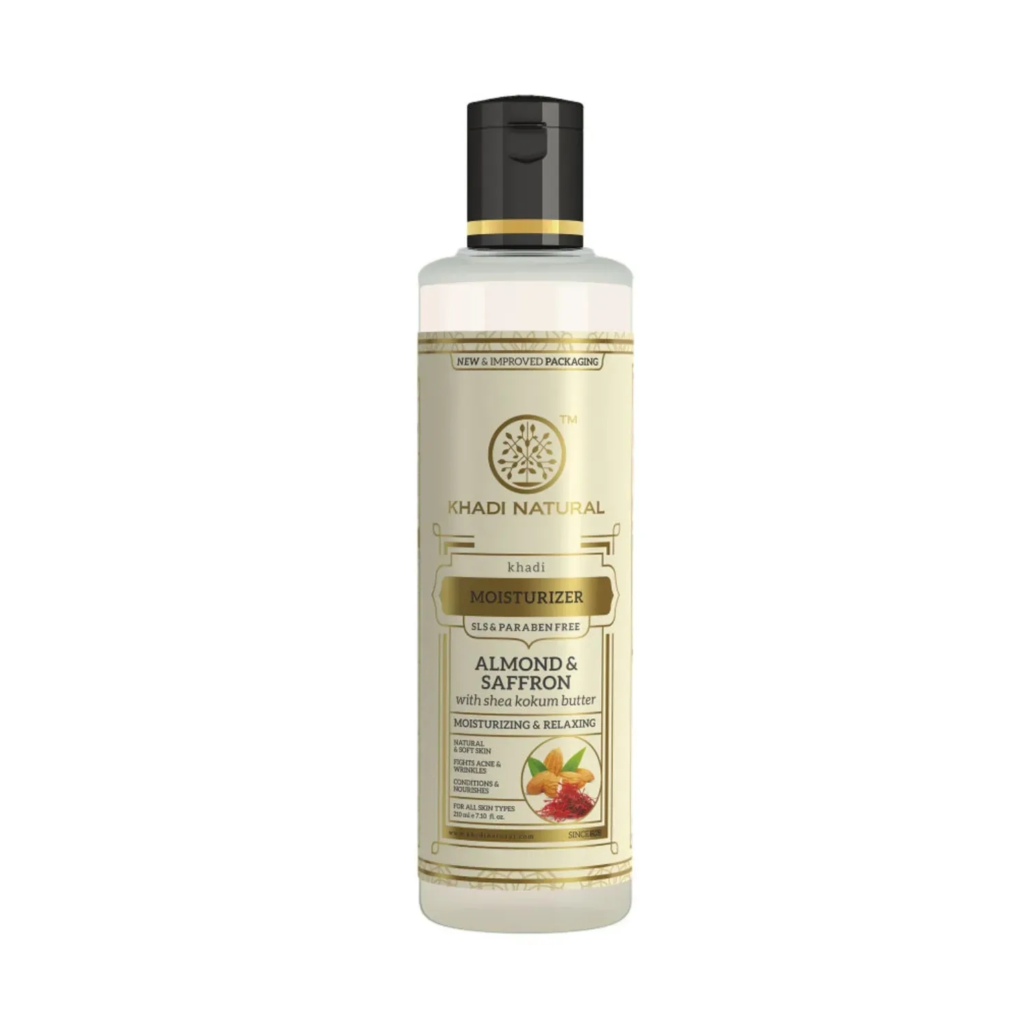 Khadi Natural | Khadi Natural Almond Saffron Moisturiser (210ml)