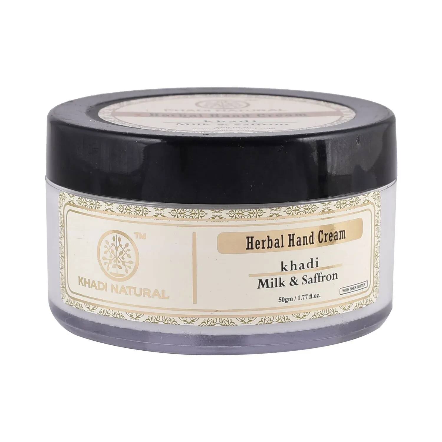 Khadi Natural | Khadi Natural Milk & Saffron Hand Cream (50g)