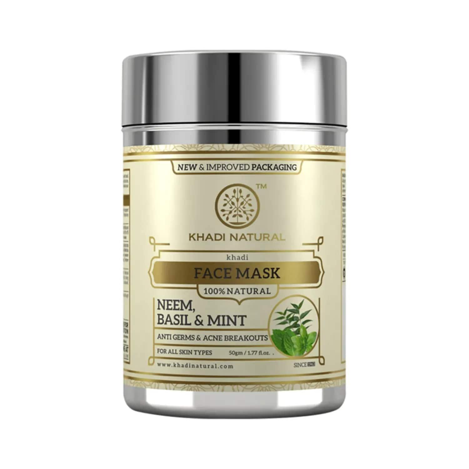 Khadi Natural | Khadi Natural Neem Basil & Mint Face Mask (50g)