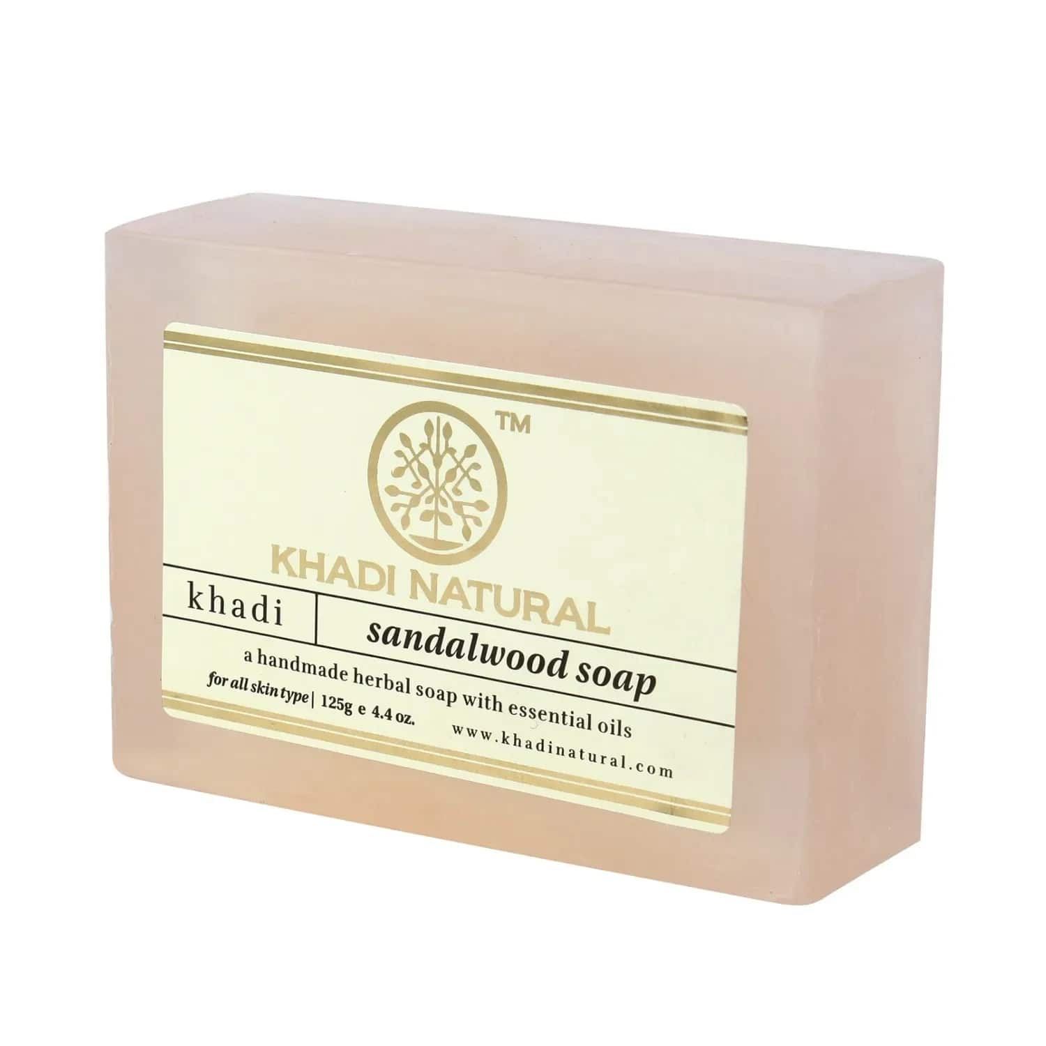 Khadi Natural | Khadi Natural Sandalwood Soap (125g)