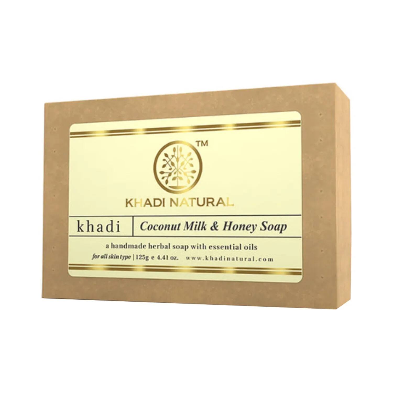 Khadi Natural | Khadi Natural Coconut Milk & Honey Soap (125g)