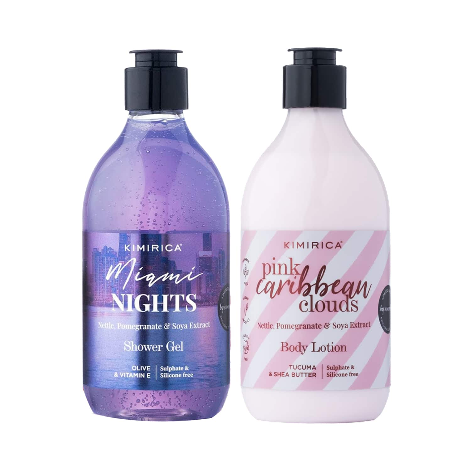 Kimirica | Kimirica Vibrant & Romantic Sulphate Free Shower Gel Duo Combo