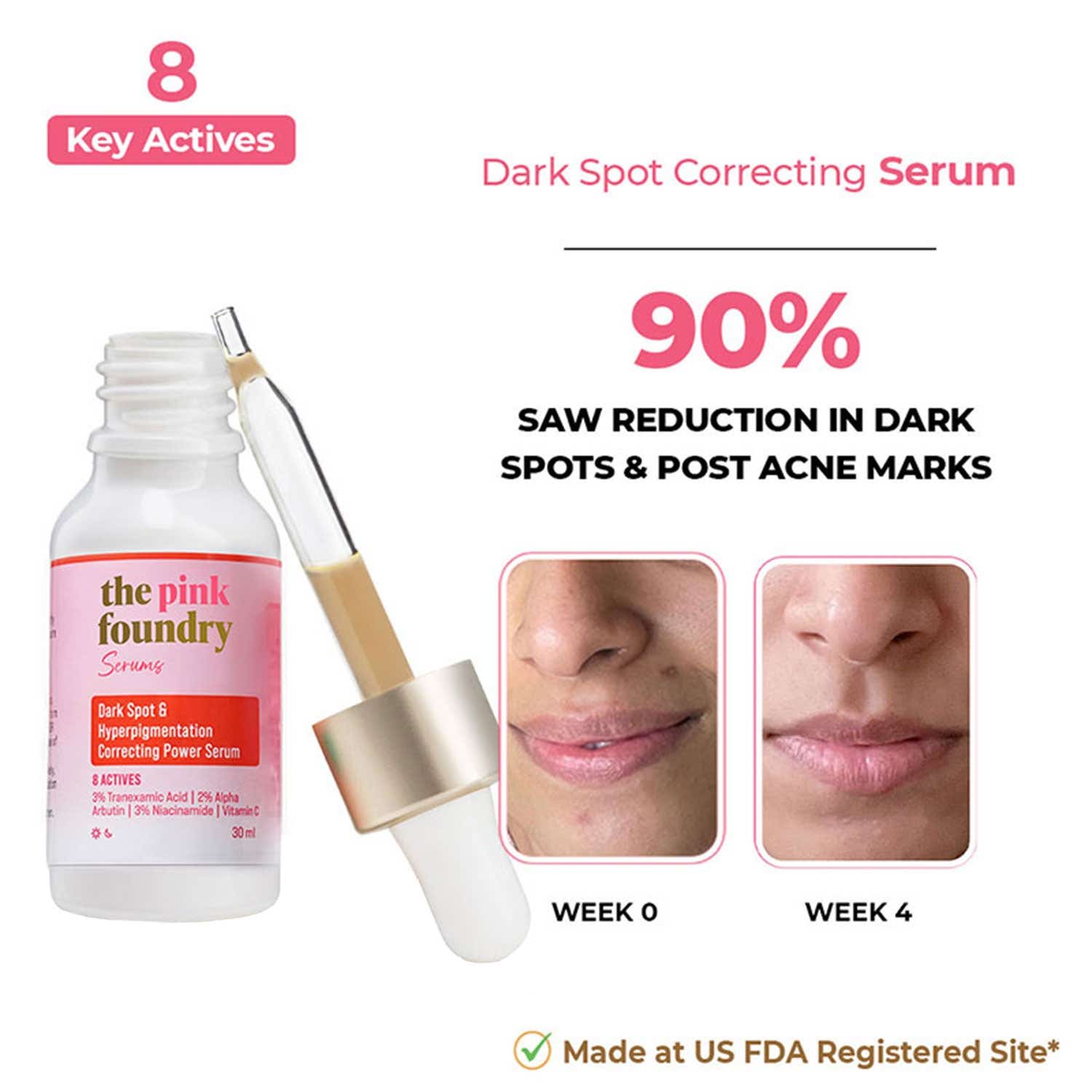 The Pink Foundry | The Pink Foundry Dark Spot & Hyperpigmentation Correcting Power Serum (30ml)