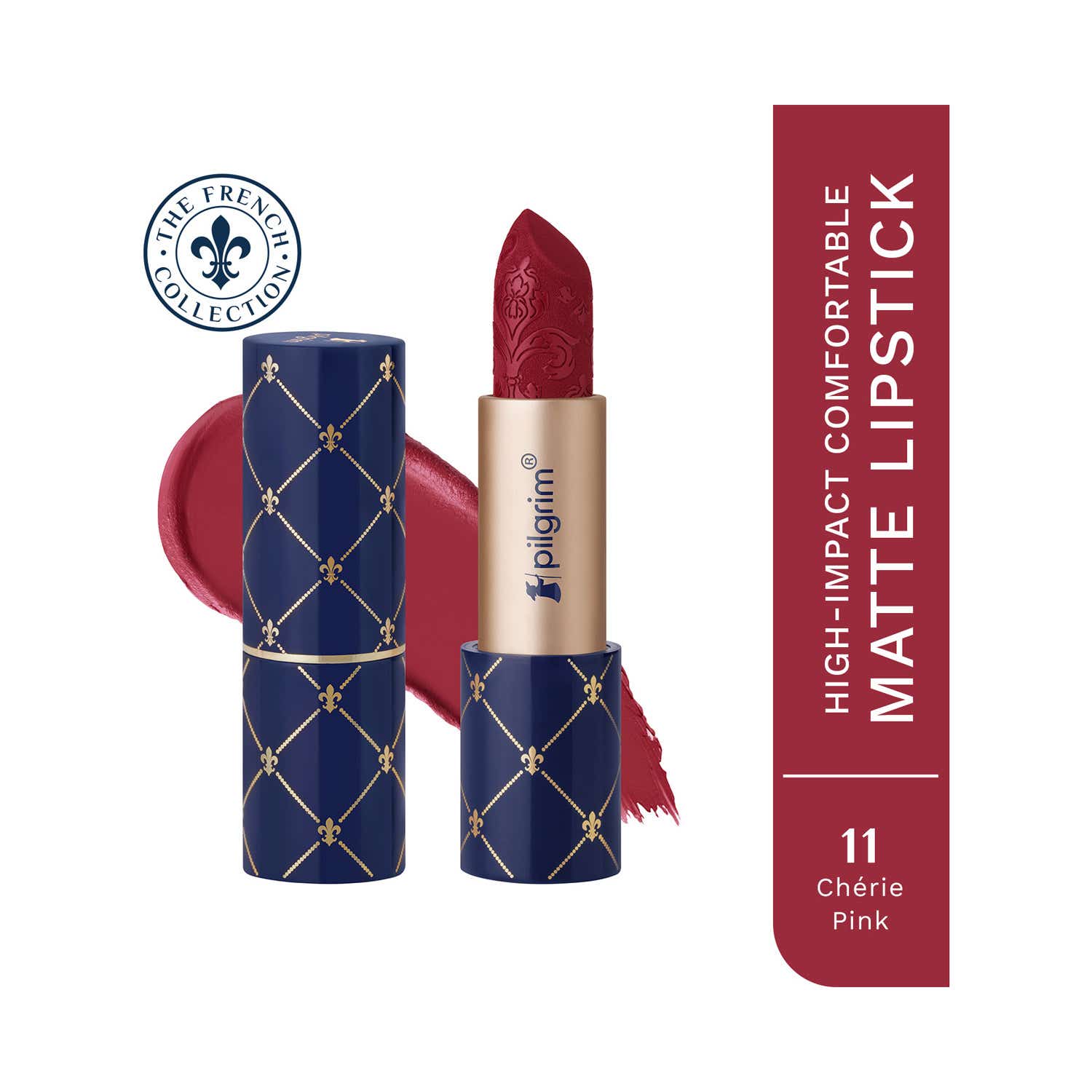 Pilgrim | Pilgrim Oh So Crème! Bullet Lipstick - Chérie Pink-11 (4 g)