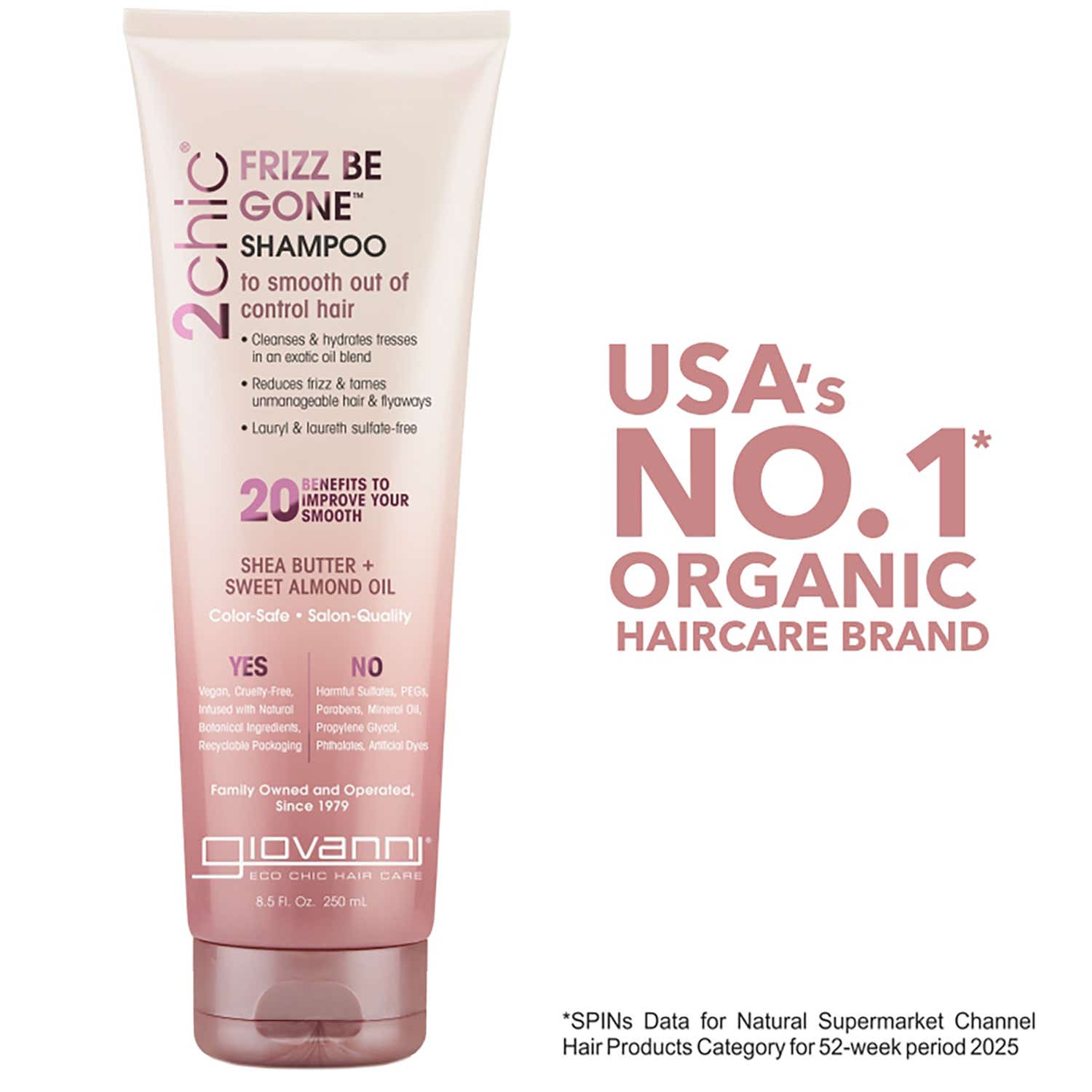 Giovanni | Giovanni 2Chic Frizz Be Gone Shampoo (250 ml)