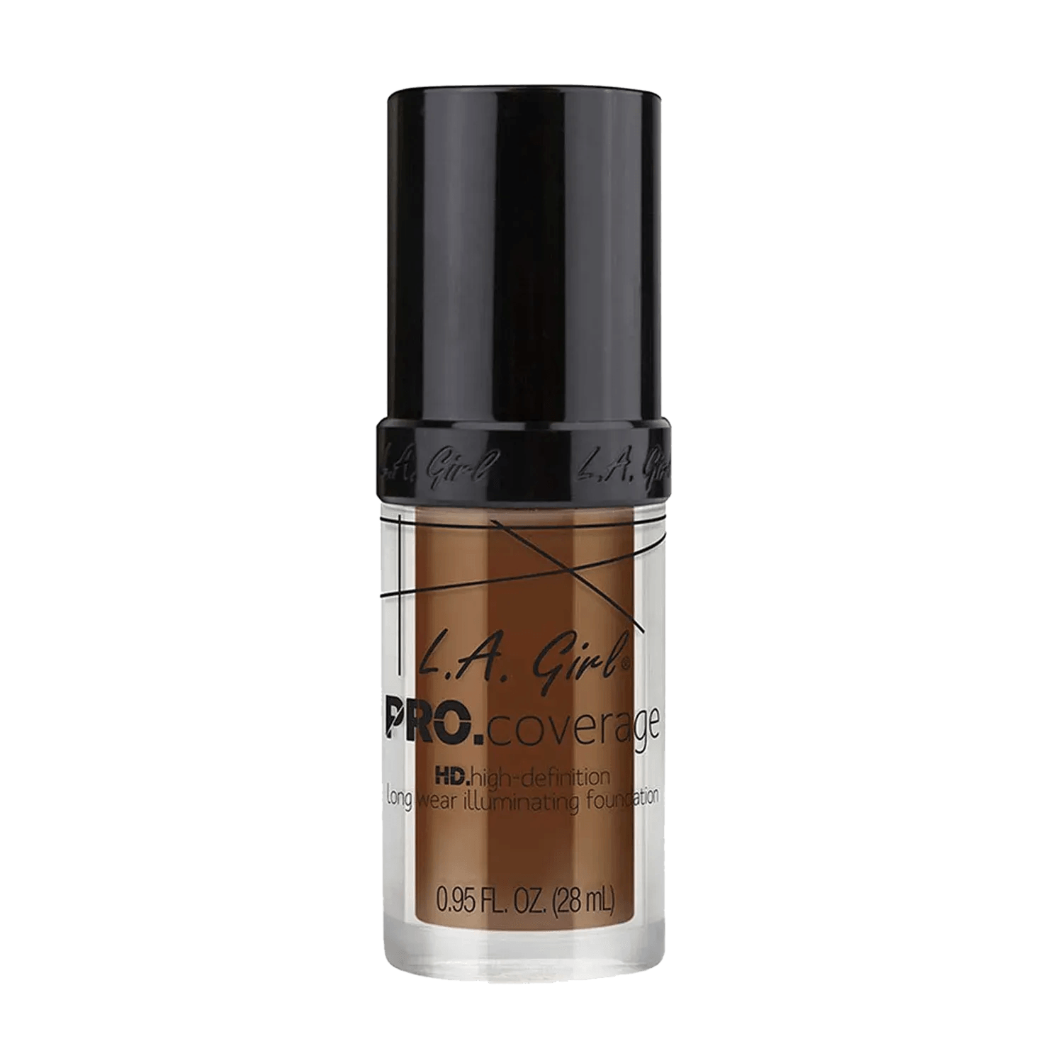 L.A. Girl Pro Coverage HD Long Wear Illuminating Foundation, White - 0.95 fl oz bottle