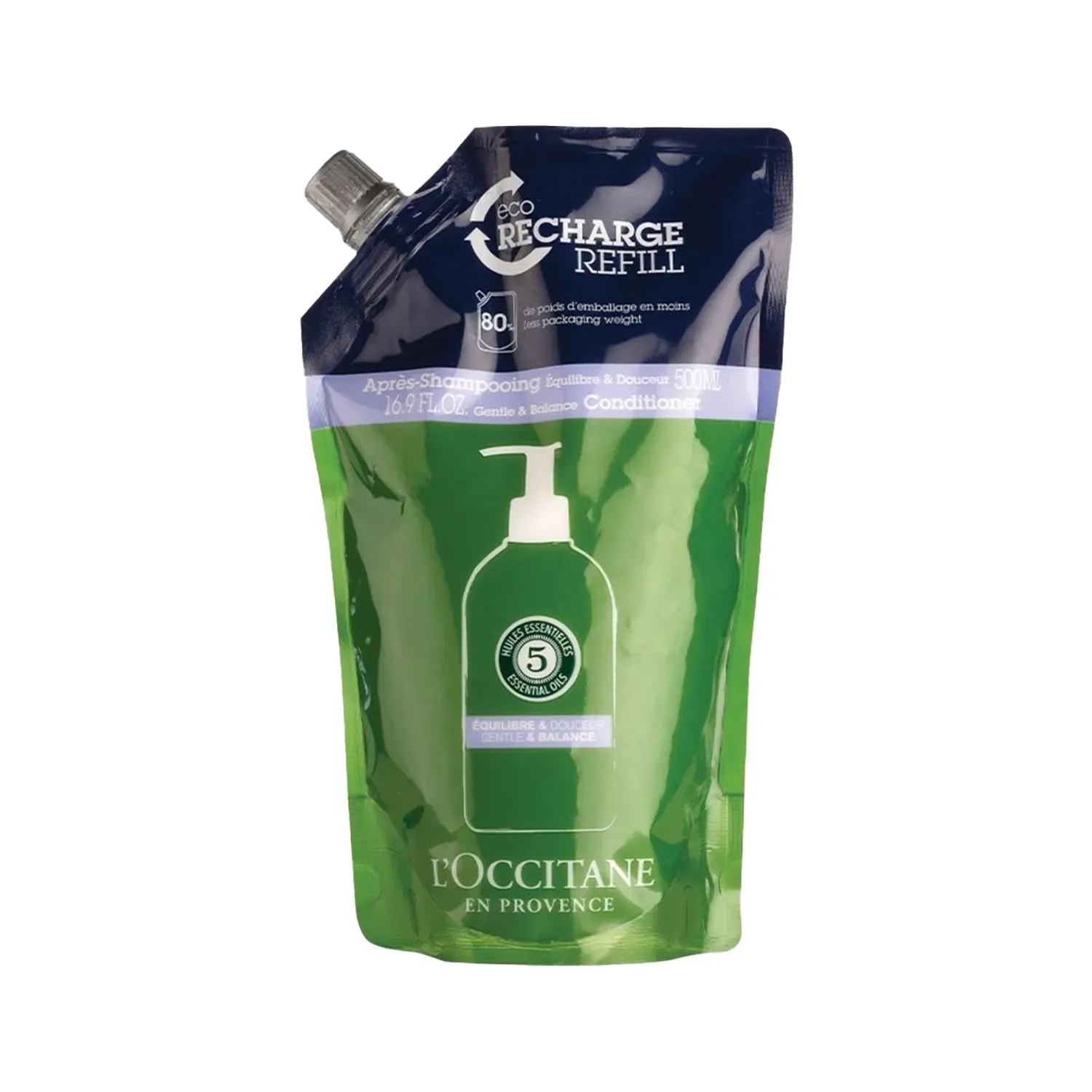 L'occitane | L'Occitane  EN Provence Gentle & Balance Shampooing Conditioner Eco Recharge Refill (500ml)