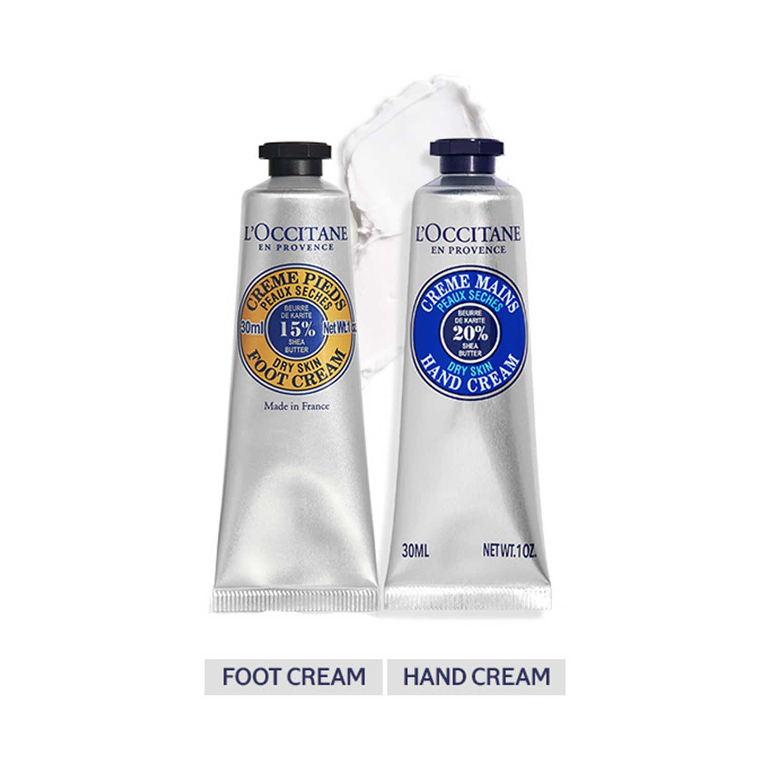 L'Occitane Shea Butter Hand and Foot Cream Duo Combo