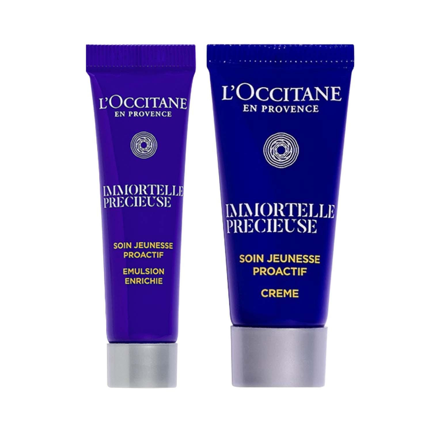 L'occitane | L'Occitane Immortelle Precious Pore-Reducing Moisturizing Duo - Precious Emulsion & Precious Cream