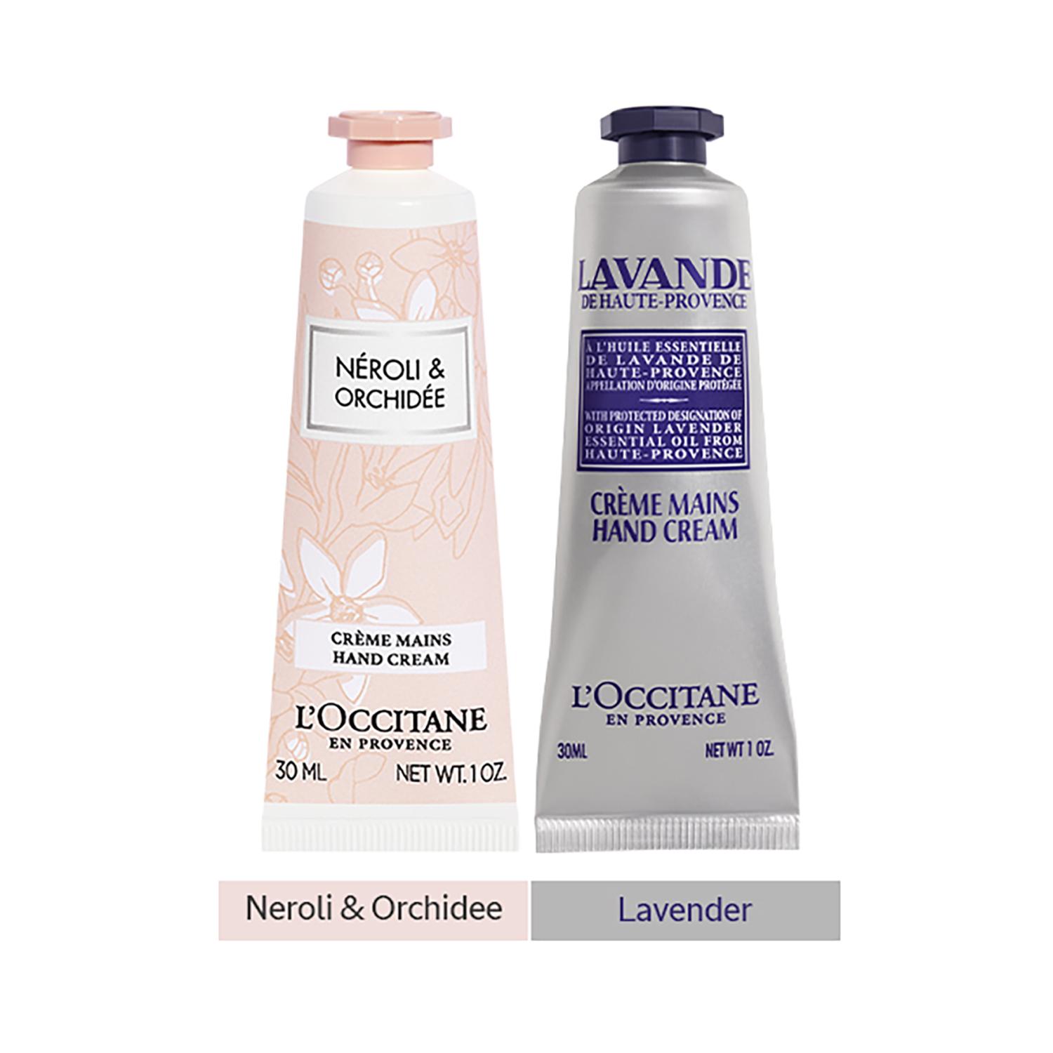 L'occitane | L'Occitane Bloom & Calm Hand Care Duo - Neroli & Orchidee and Lavender Hand Cream