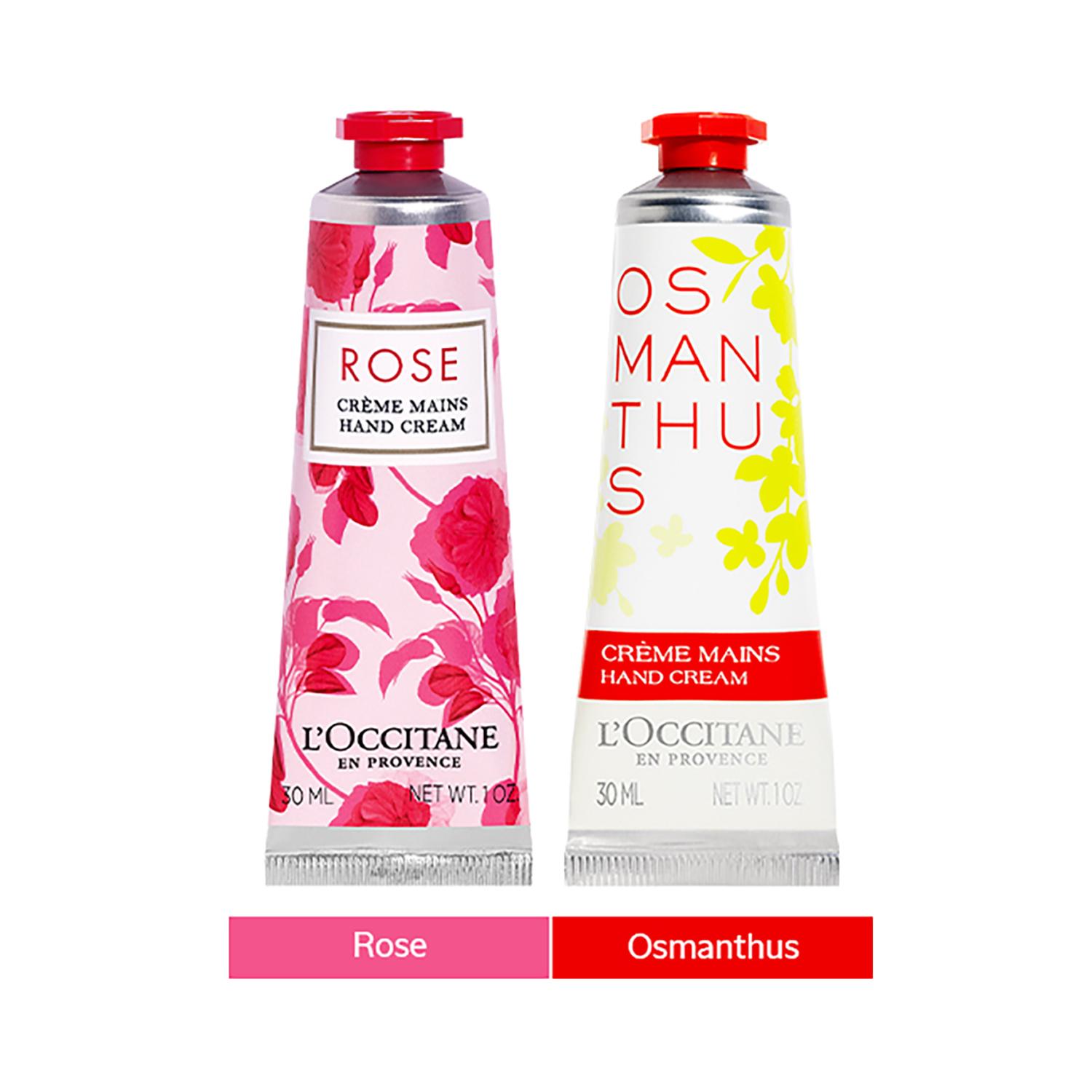 L'occitane | L'Occitane Floral Elegance Hand Care Duo - Rose & Osmanthus Hand Cream