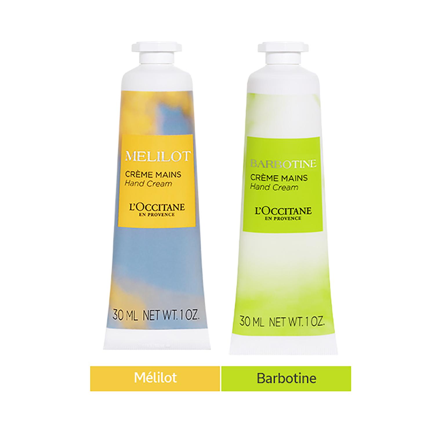 L'occitane | L'Occitane Botanical Bliss Hand Cream Pair Combo - Melilot & Barbotine Hand Cream