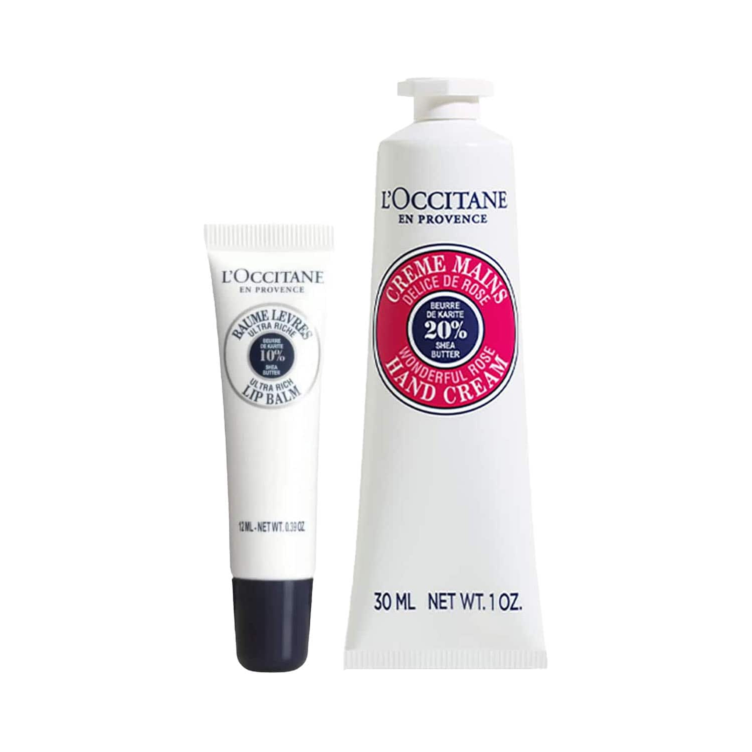 L'occitane | L'Occitane Shea Butter Rose Hydration Duo - Hand Cream & Lip Balm Combo
